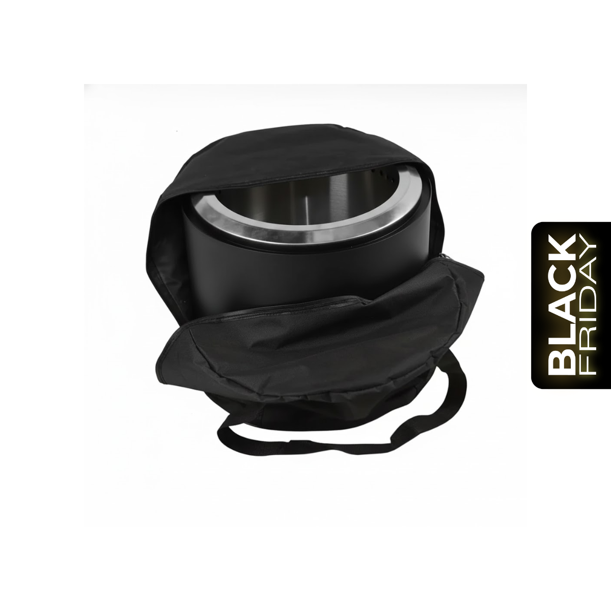 Pack Brasero 50 cm negro + Bolso 50 cm