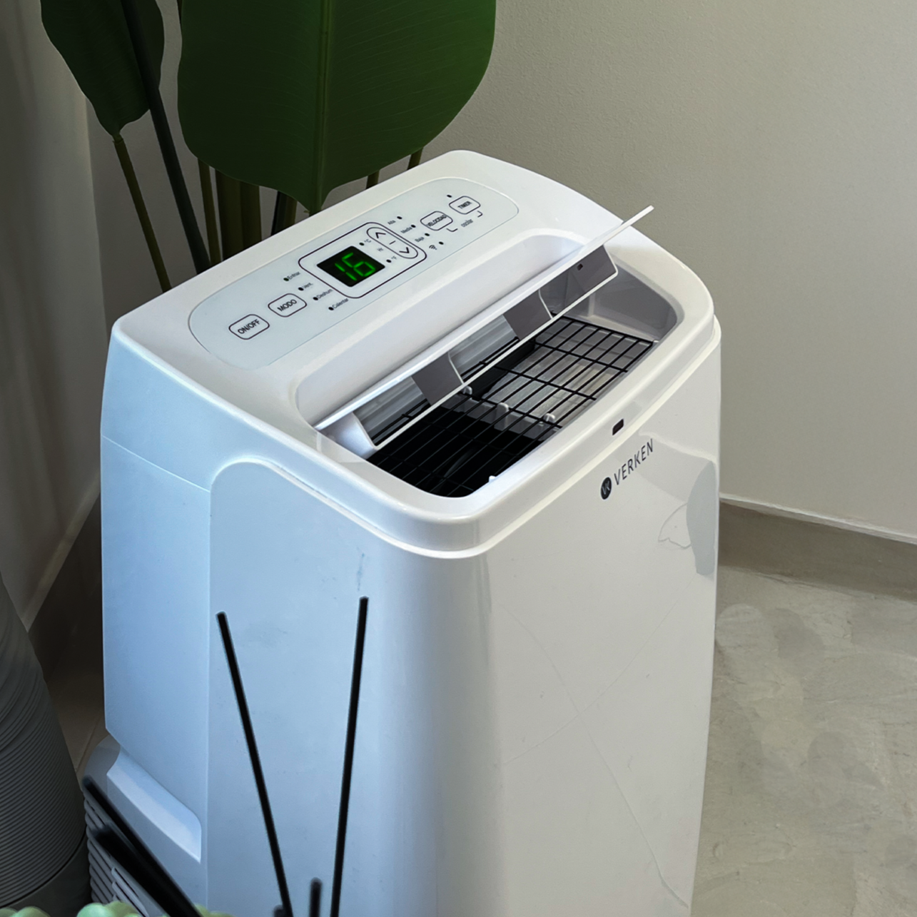 Aire Acondicionado Portátil Calefactor 4 en 1 - 12.000 BTU Frio / Calor Wifi Chamonix + Kit Ventana Corrediza 1,80 mt