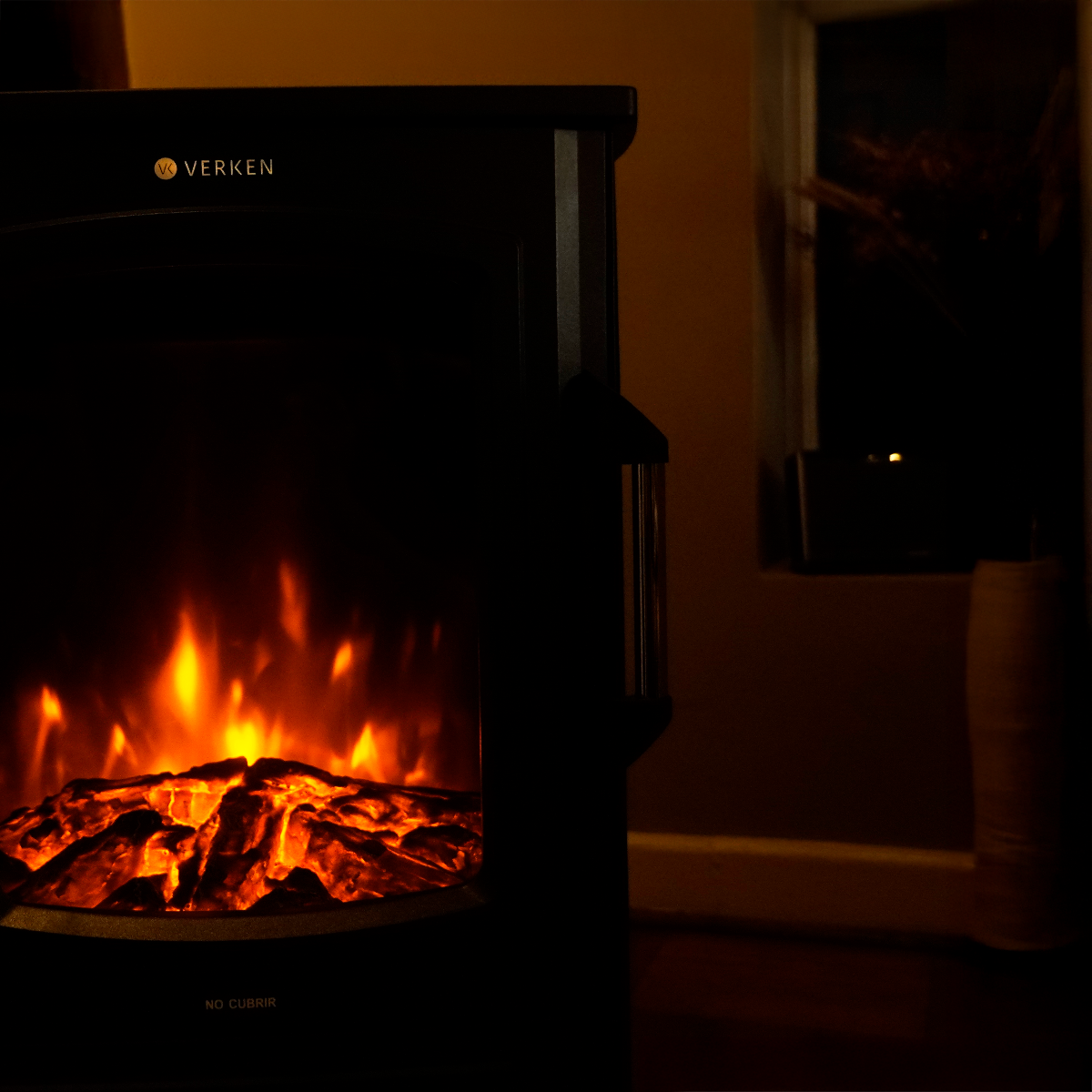 Calefactor Chimenea Eléctrica Wifi Magma 2000W