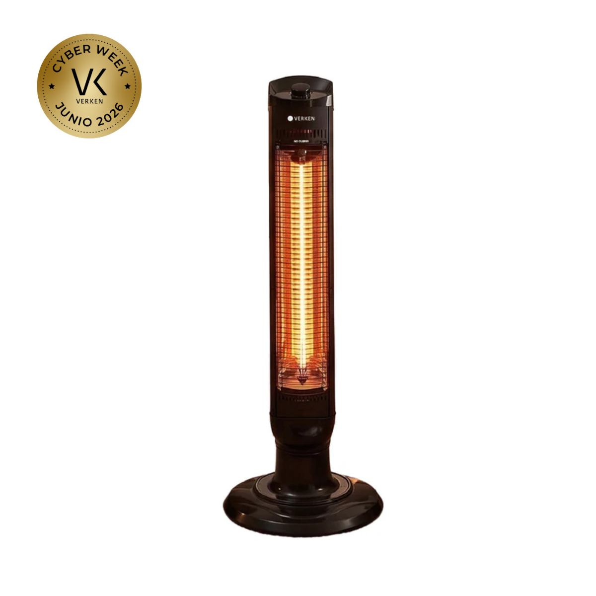Estufa Eléctrica Fibra de Carbono Polaris 1200W