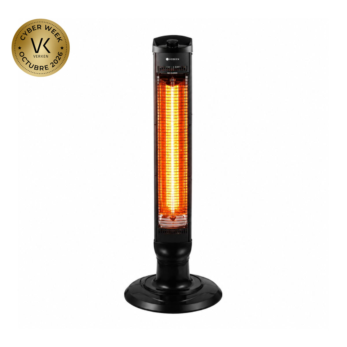 Estufa Eléctrica Fibra de Carbono Polaris 1200W