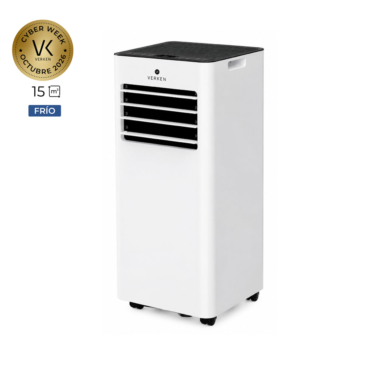 Aire Acondicionado Portátil 3 en 1 - 7.000 BTU Frio Zermatt + Kit Ventana Corrediza 1,76 mt