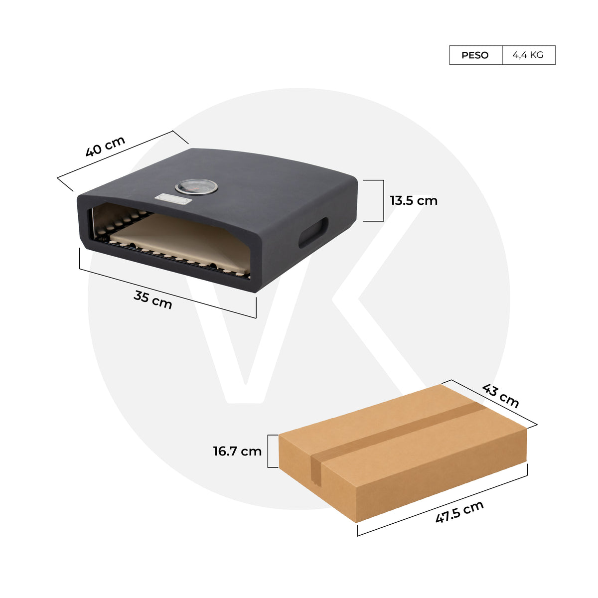 Horno de pizza - Accesorio brasero