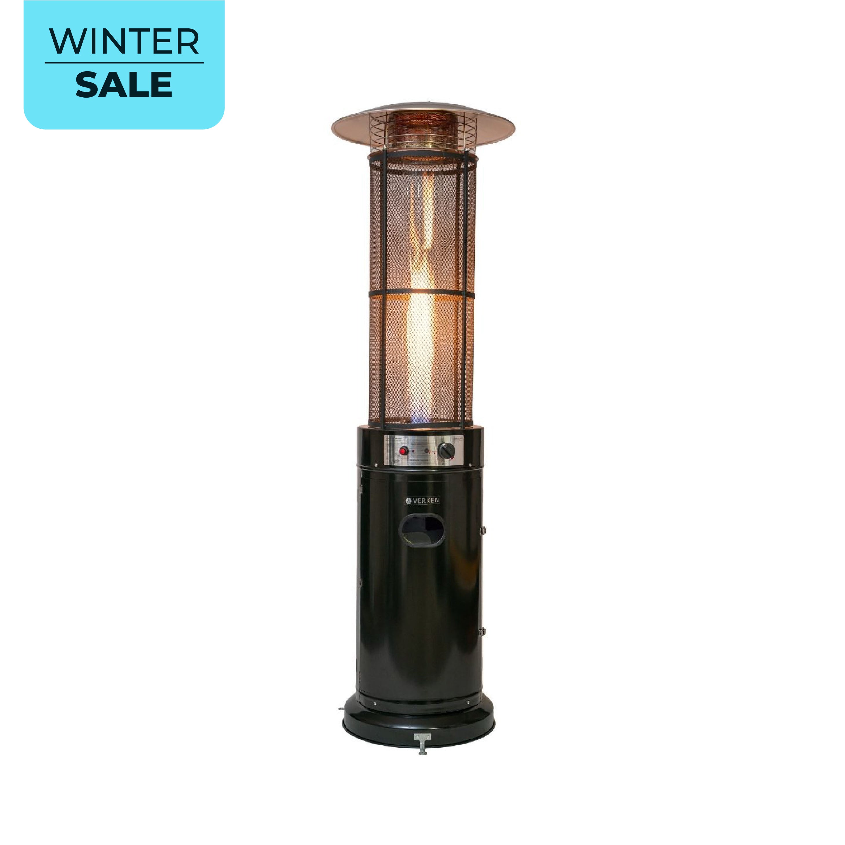 Estufa Exterior Gas Mork | Calefactor Gas para Terrazas y Patios