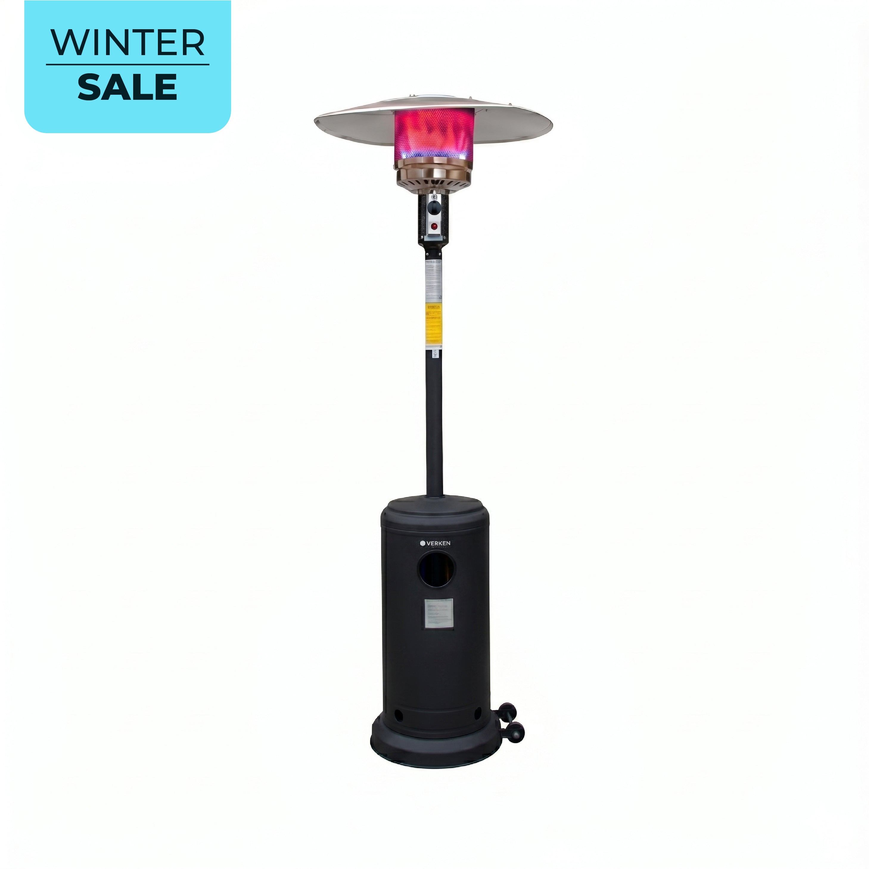 Estufa Exterior Gas Svart Pro | Calefactor Gas para Terrazas y Patios