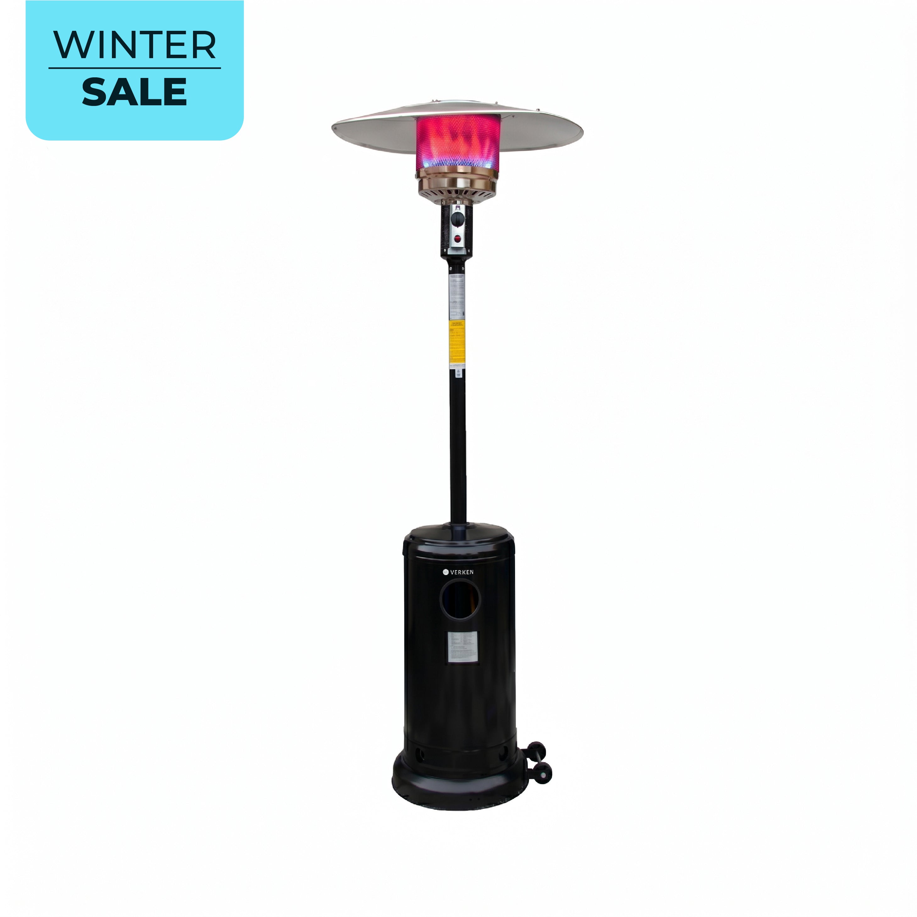 Estufa Exterior Gas Svart Pro | Calefactor Gas para Terrazas y Patios