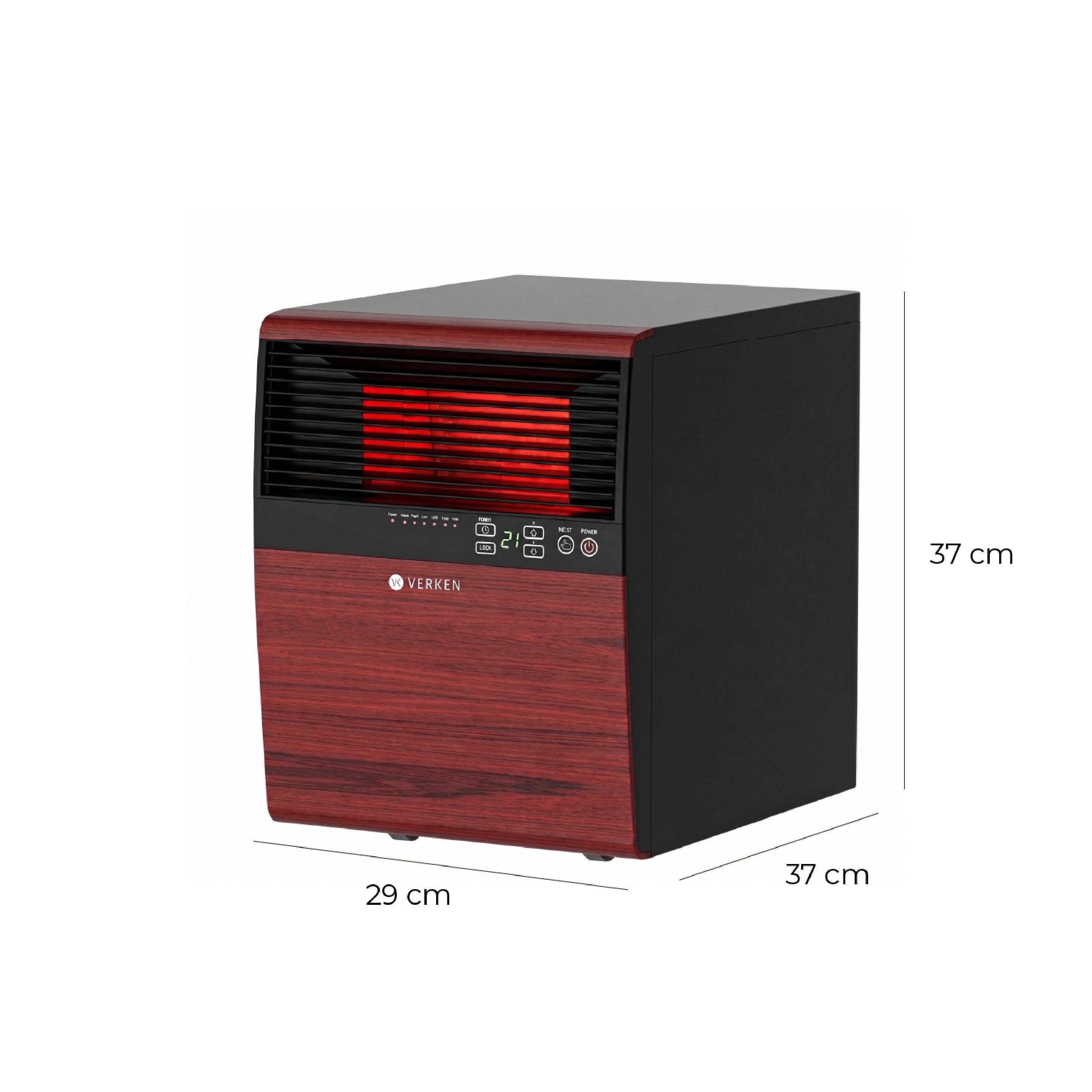 Estufa Eléctrica Infrarroja Faraday 1800W