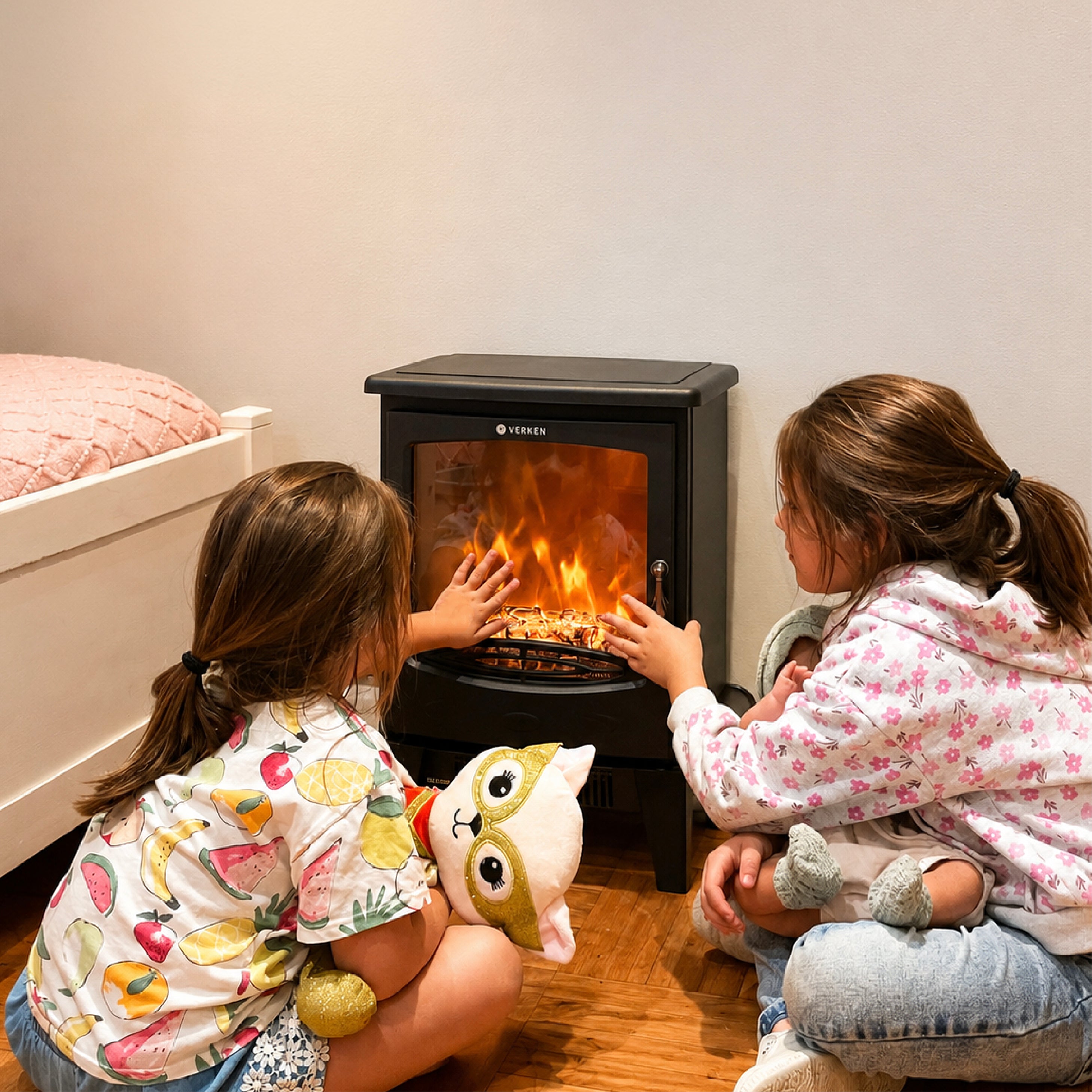Calefactor Chimenea Eléctrica Fiura 1800W