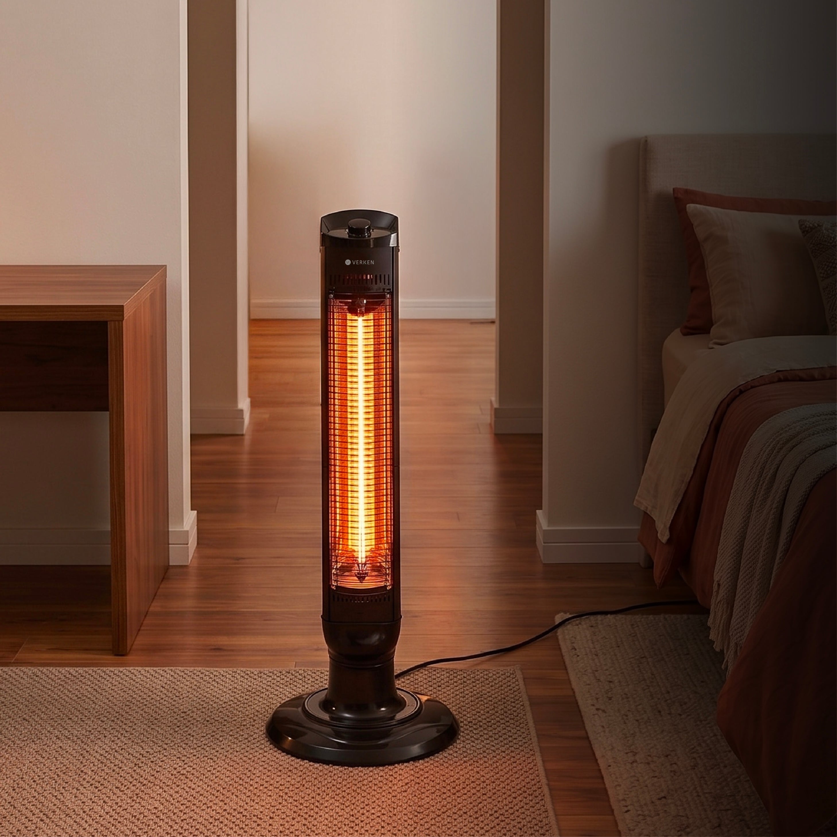 Estufa Eléctrica Fibra de Carbono Polaris 1200W