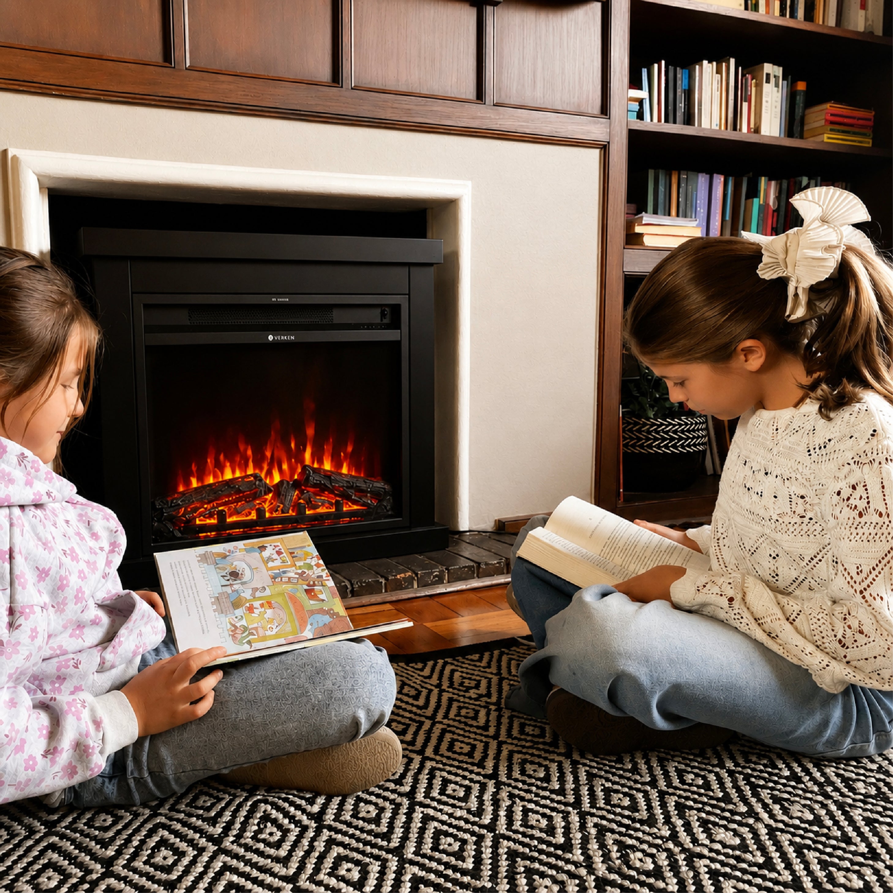 Calefactor Chimenea Eléctrica Vulkan 2000W