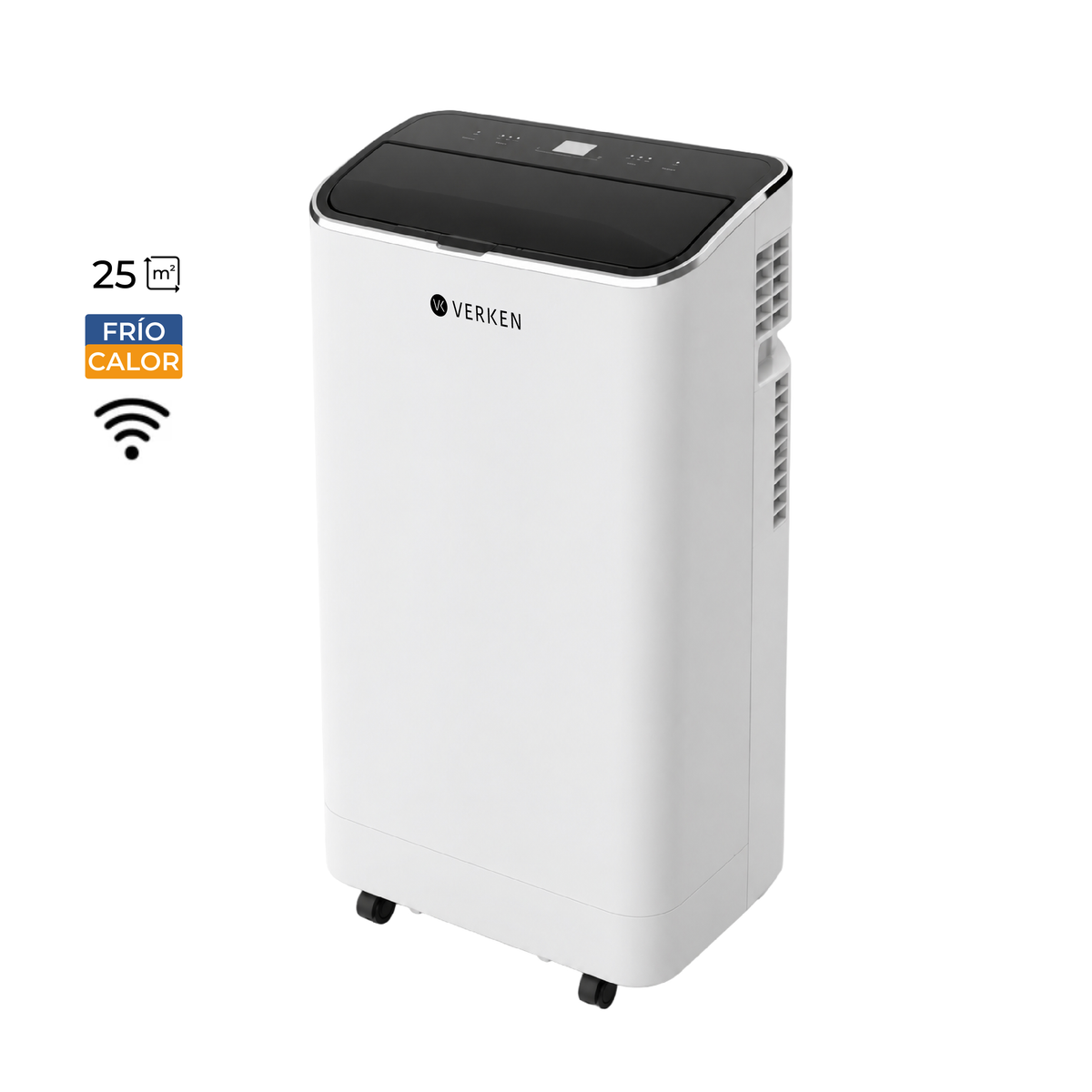 Aire Acondicionado Portátil Calefactor 4 en 1 - 12.000 BTU Frio / Calor Wifi Chamonix + Kit Ventana Corrediza 1,80 mt