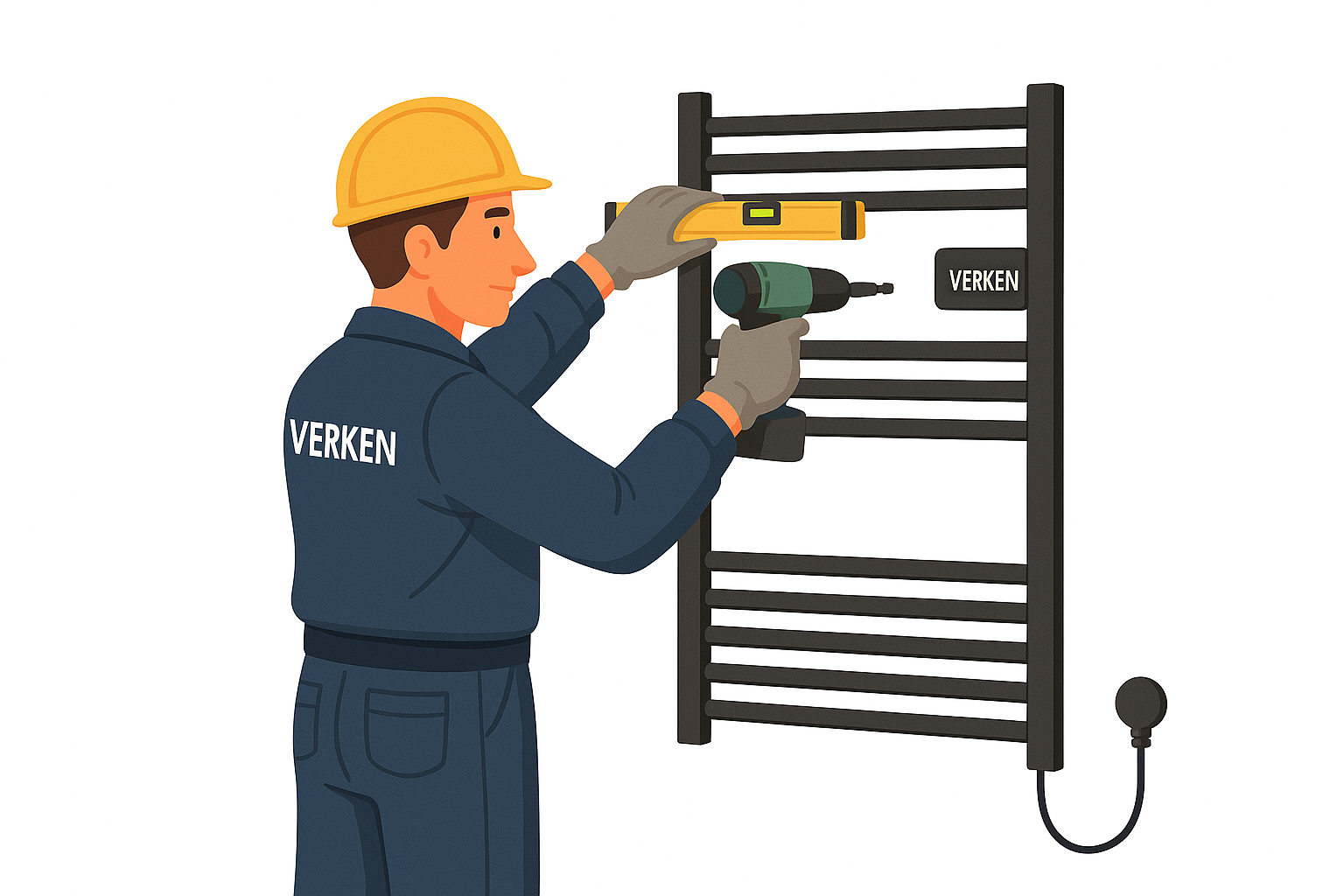 Instalación a Domicilio Secador de Toallas Verken (Sólo Santiago)