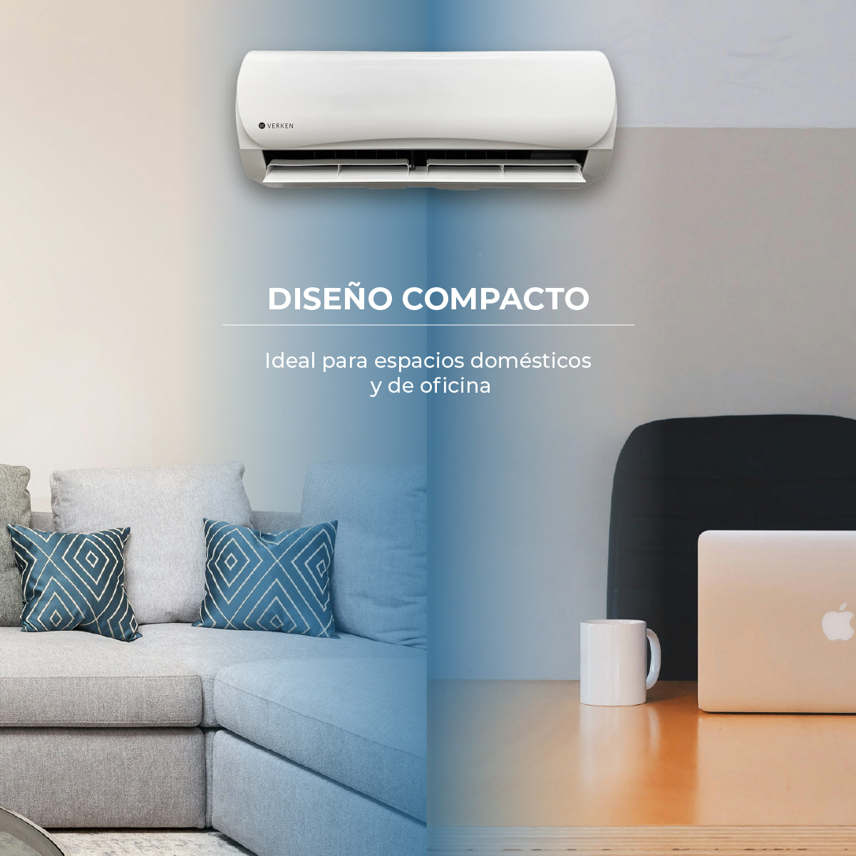 Aire Acondicionado Split Frío/Calor Inverter Aeris - Wifi 9.000 BTU
