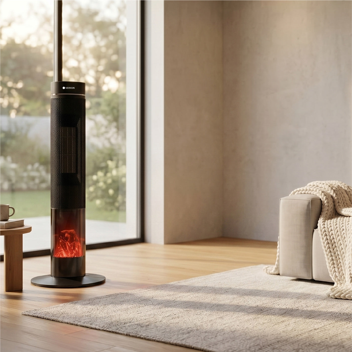 Calefactor Chimenea Estufa Eléctrica Ignis Flame 2000W