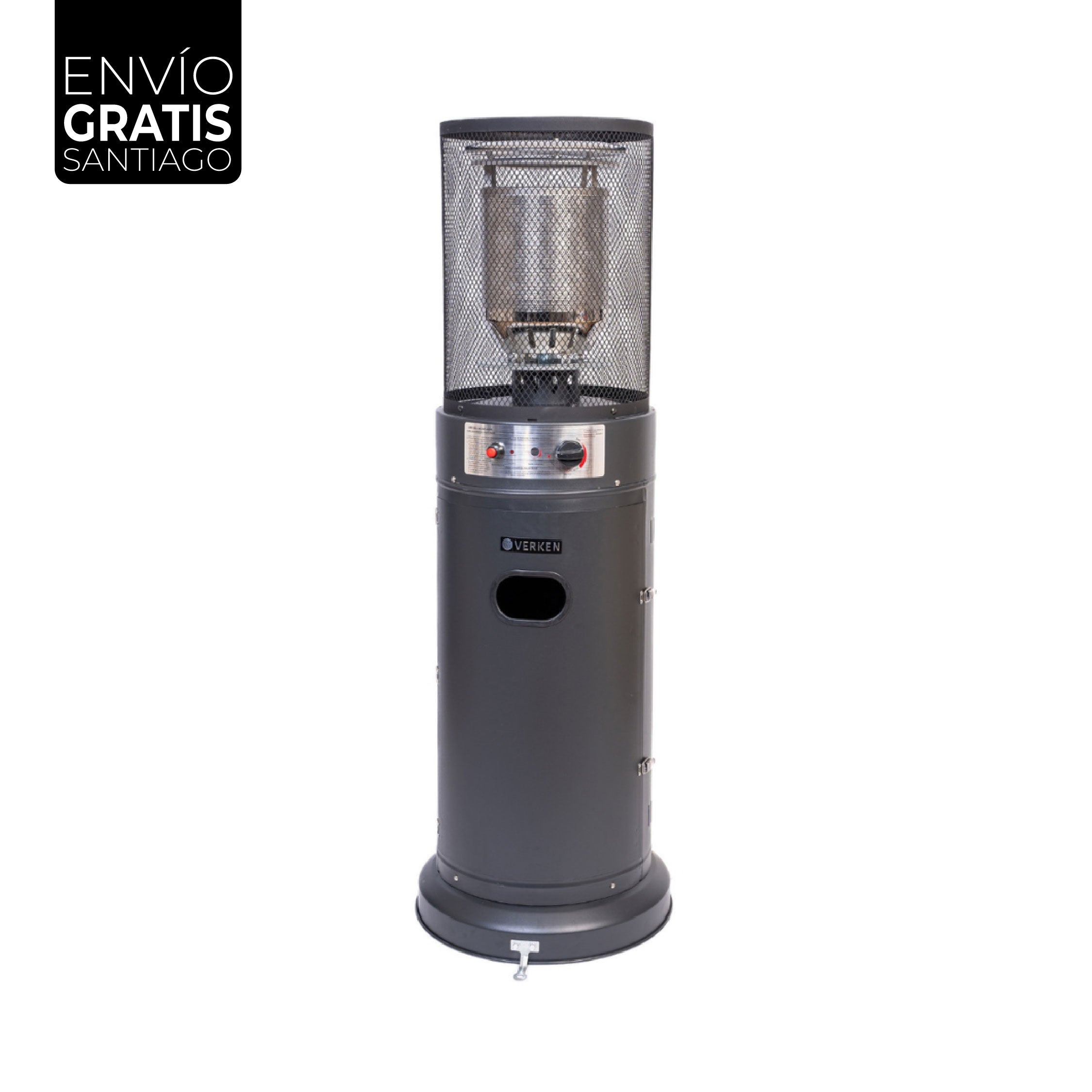 Estufa Exterior Gas Litt - Mate | Calefactor Gas para Terrazas y Patios