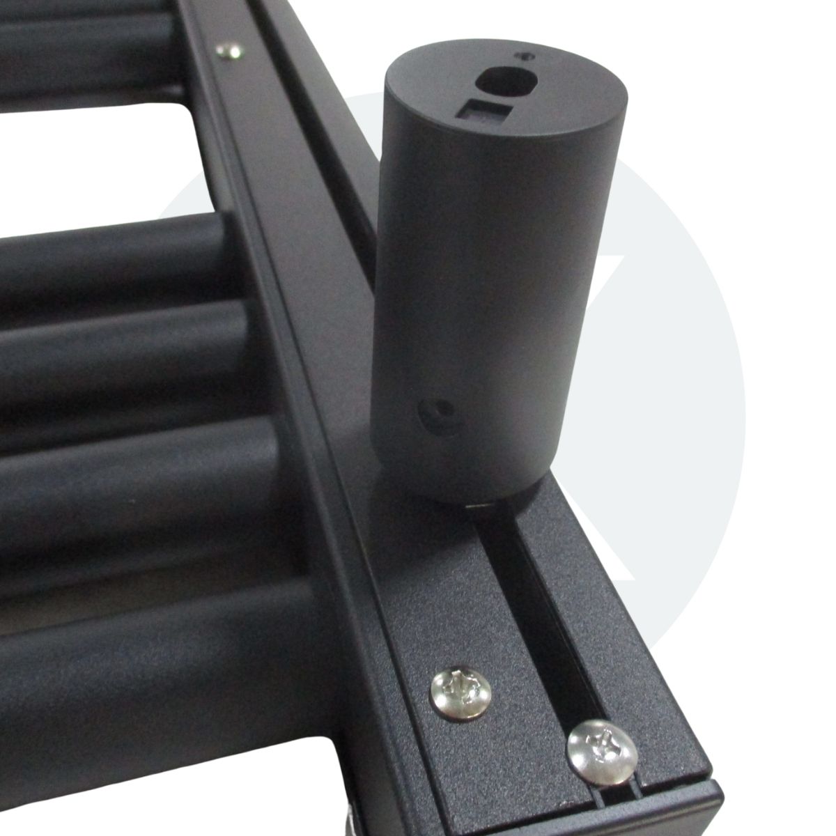 Calefactor Secador de Toallas Eléctrico para Baño Programable 500 w Mural 88x54 cm Vesubio Negro