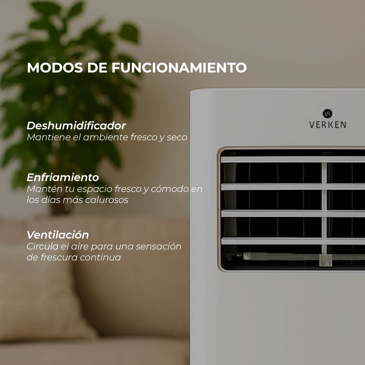 Aire Acondicionado Portátil 3 en 1 - 7.000 BTU Frio Zermatt + Kit Ventana Corrediza 1,76 mt