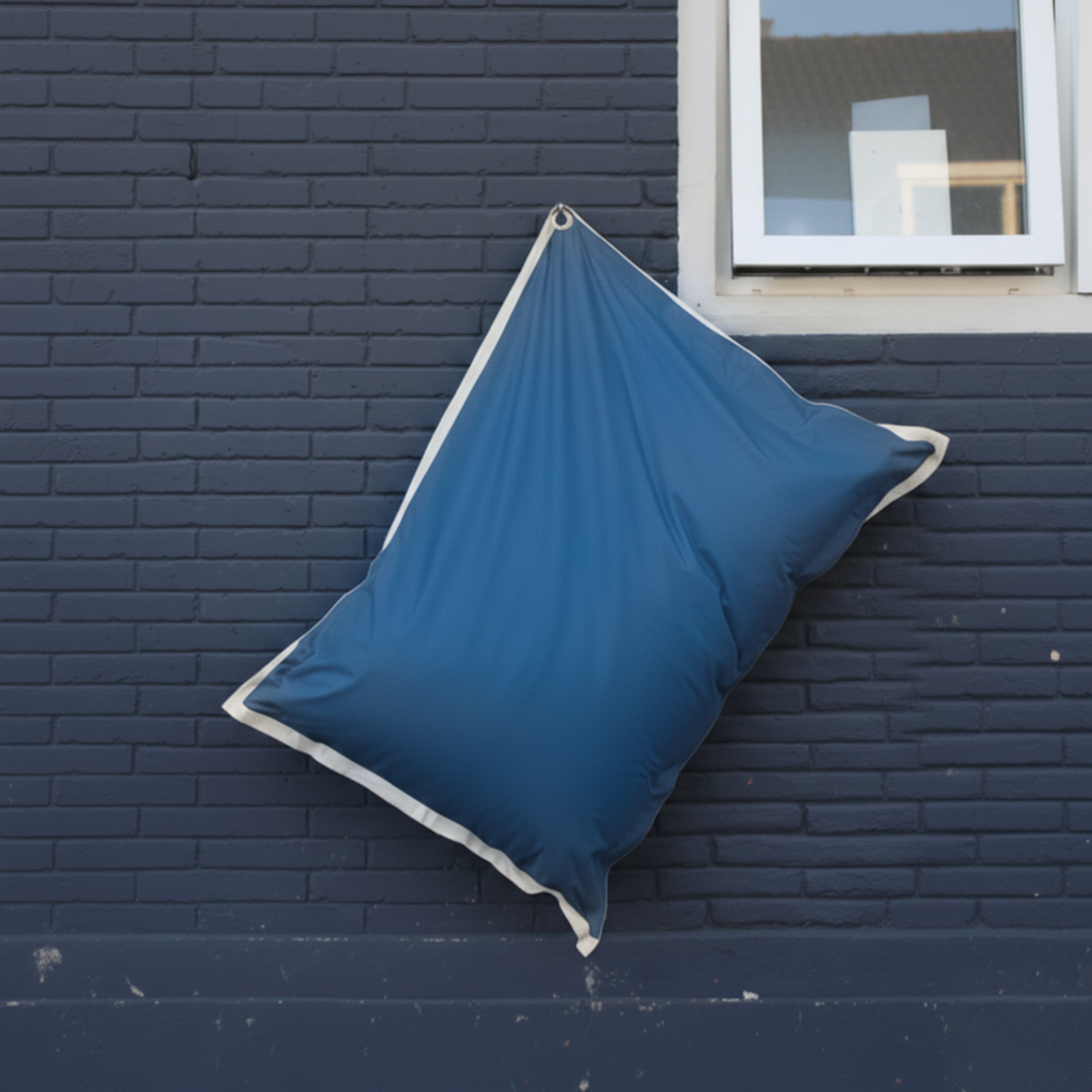 Funda Cojin Gigante Anakena (NO RELLENO) - Azul Marino Borde Exterior XL