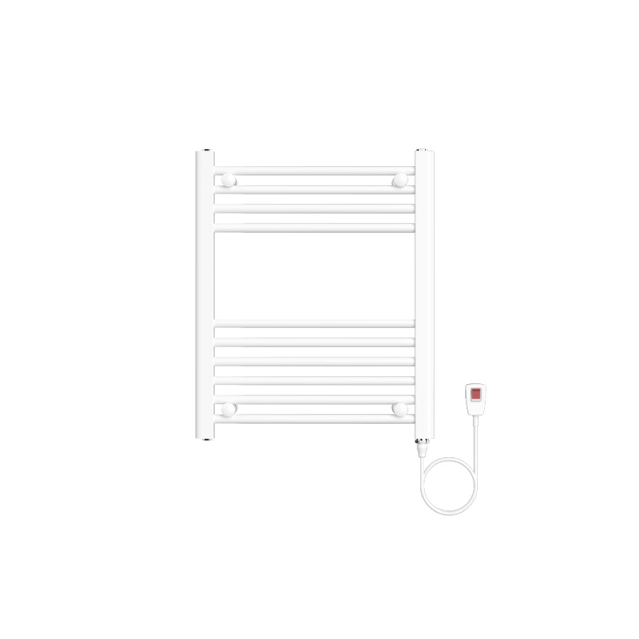 Calefactor Secador de Toallas Eléctrico para Baño 200W Mural 60x50 cm Lipari Blanco