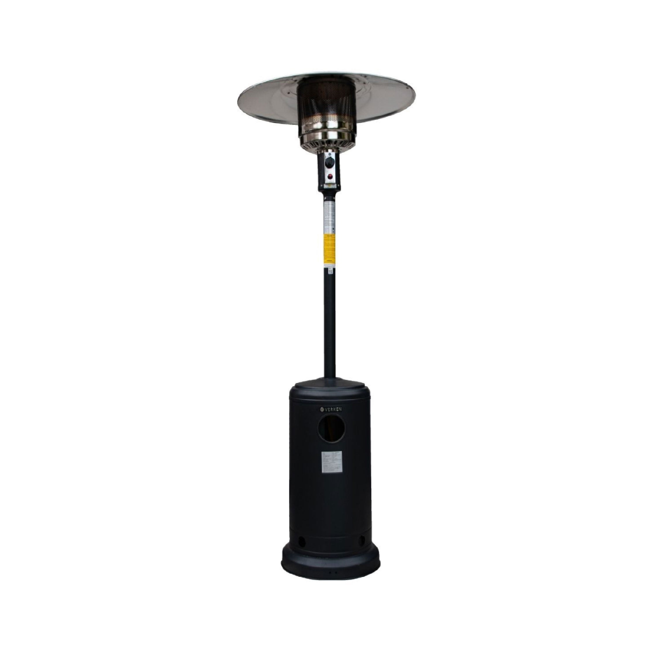 Estufa Exterior Gas Svart Pro - Negro Mate | Calefactor Gas para Terrazas y Patios