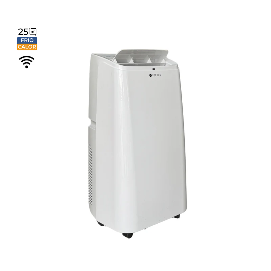 Aire Acondicionado Portátil Calefactor 4 en 1 - 12.000 BTU Frio / Calo