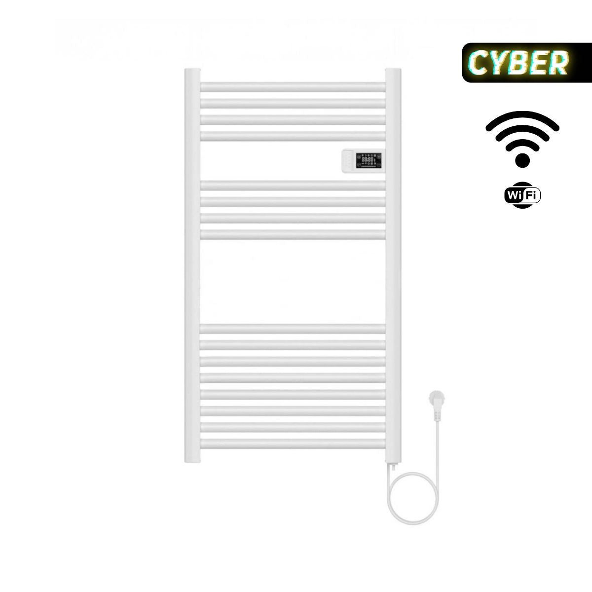 Calefactor Secador de Toallas WIFI Programable 500W Mural 88x54 cm Viglio Blanco