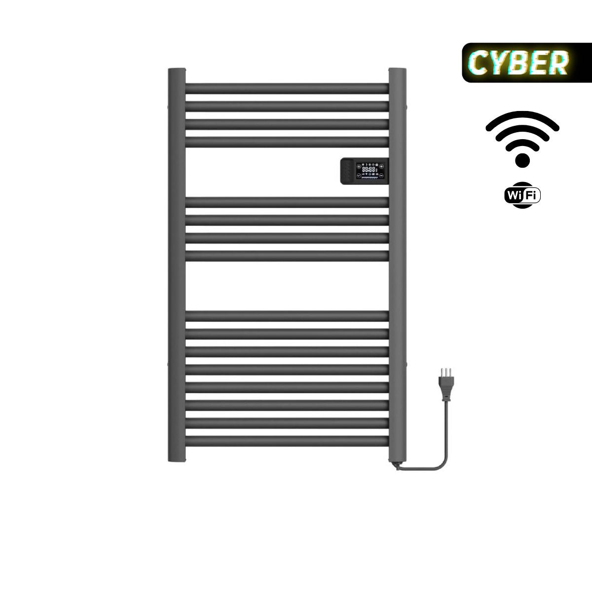 Calefactor Secador de Toallas WIFI Programable 500W Mural 88x54 cm Viglio Gris