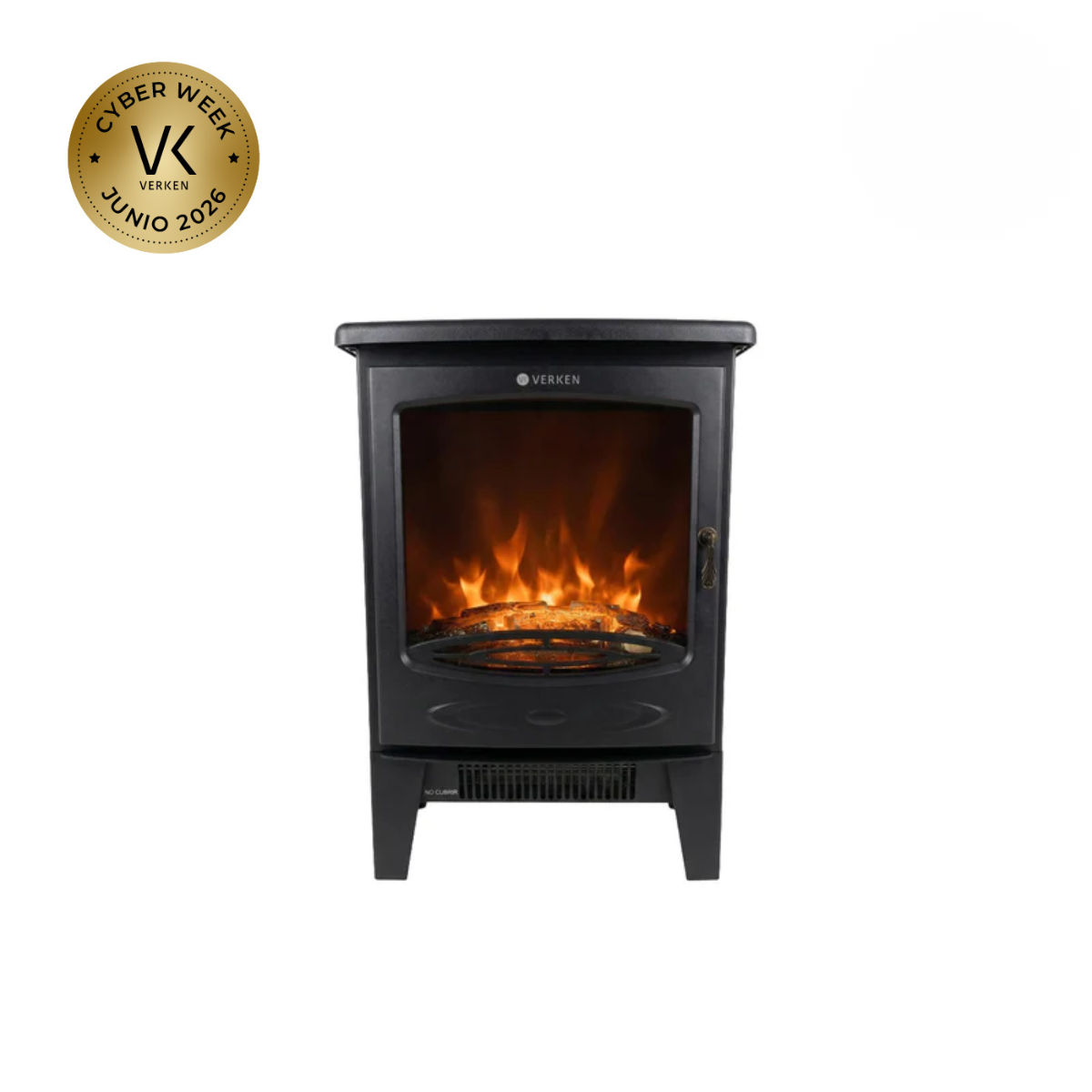 Calefactor Chimenea Eléctrica Fiura 1800W