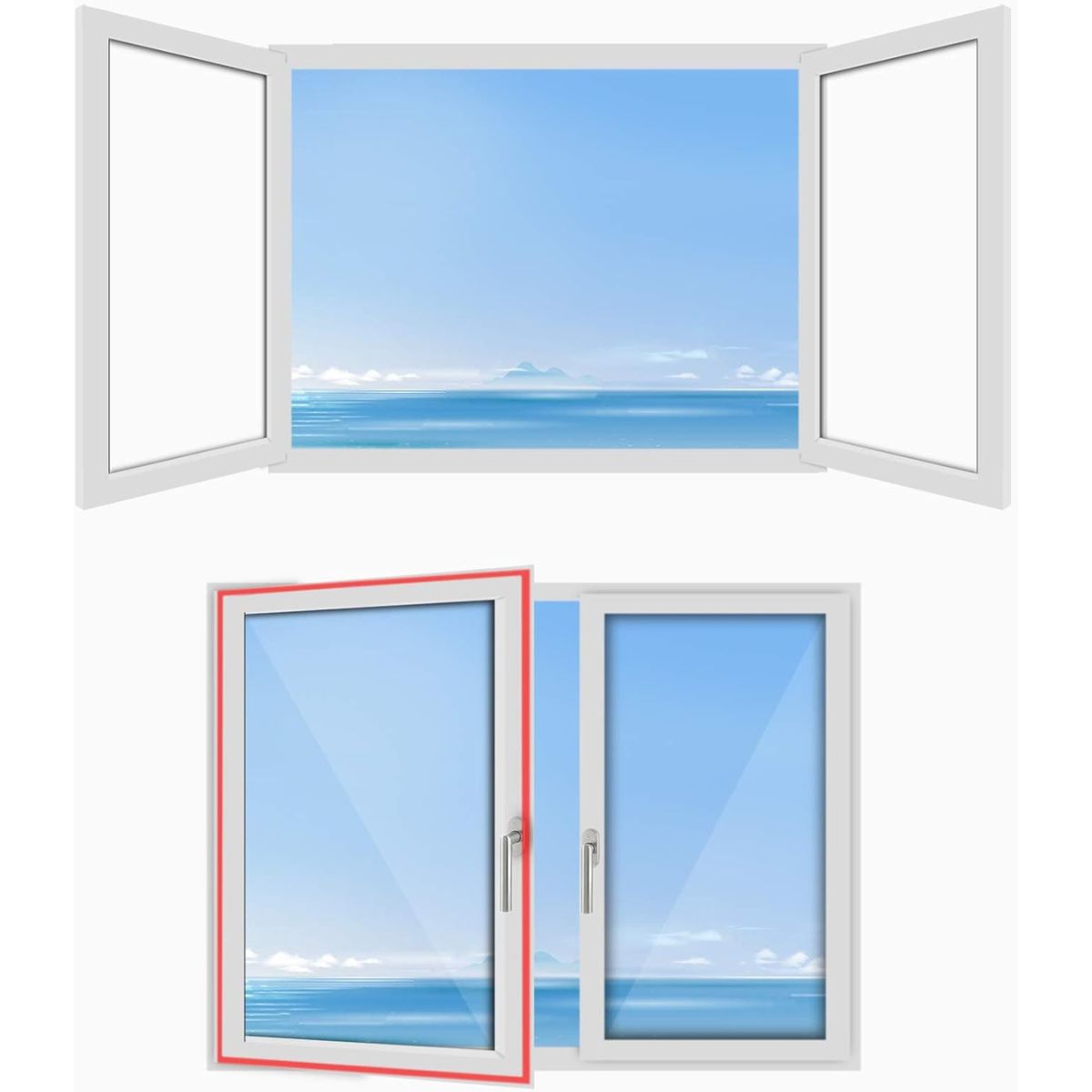 Kit Universal Ventana Abatible - Aire Acondicionado Portátil