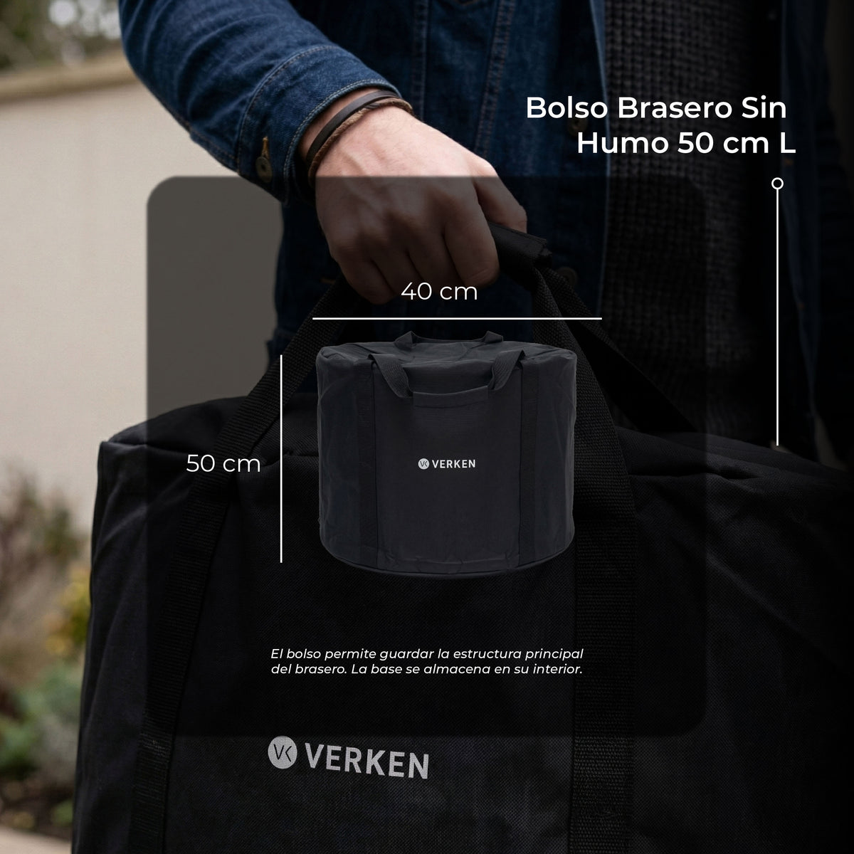 Bolso Brasero Sin Humo