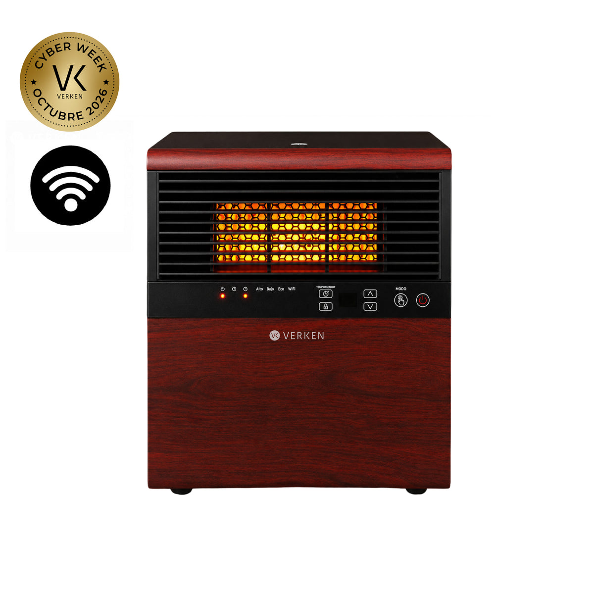 Estufa Eléctrica Infrarroja Faraday 1800W