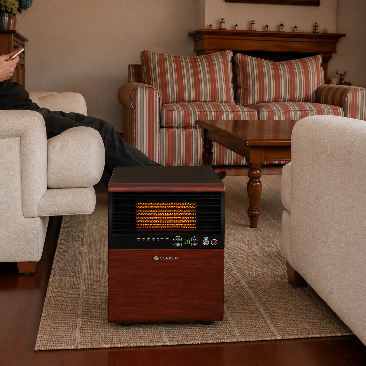Estufa Eléctrica Infrarroja Faraday 1800W