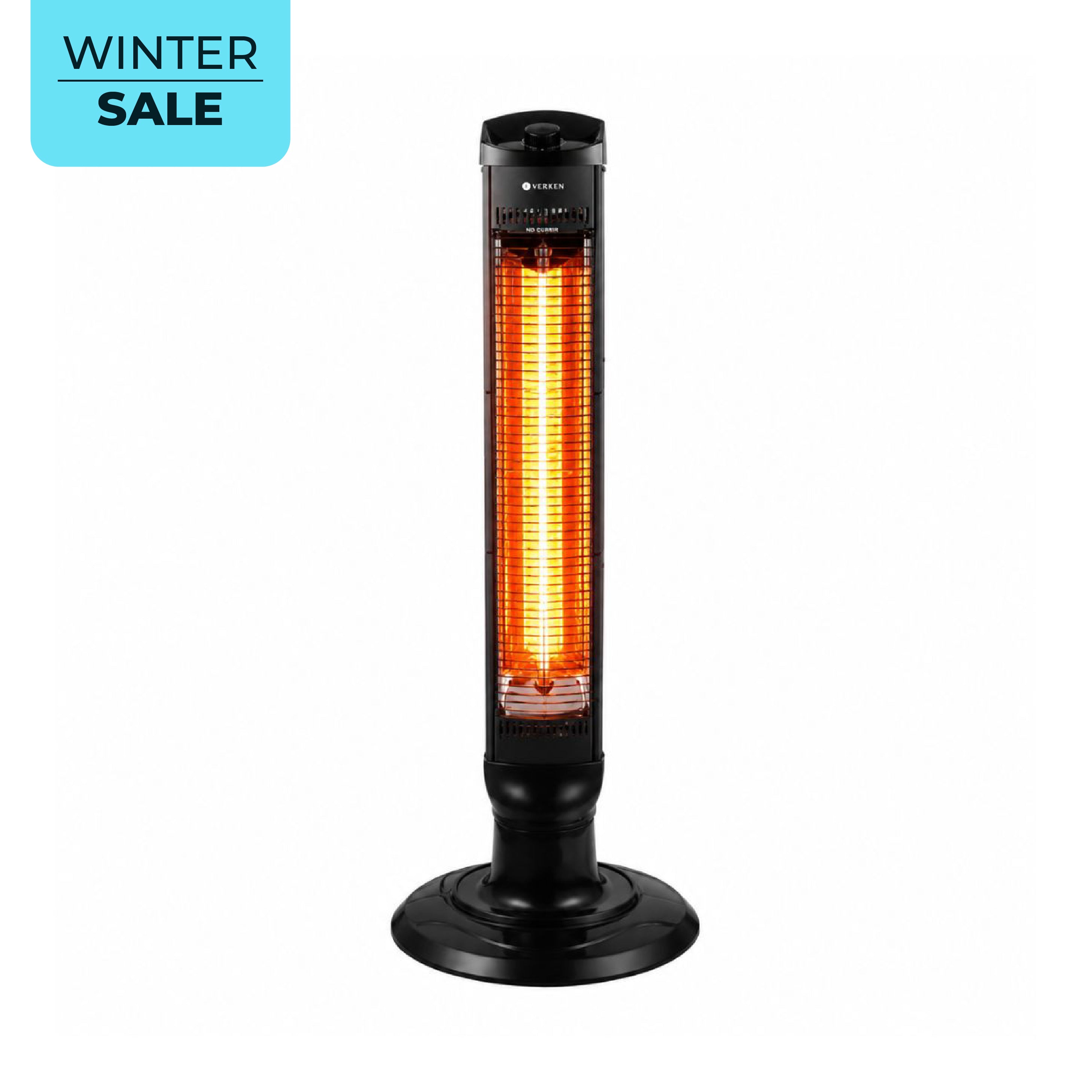 Estufa Eléctrica Fibra de Carbono Polaris 1200W