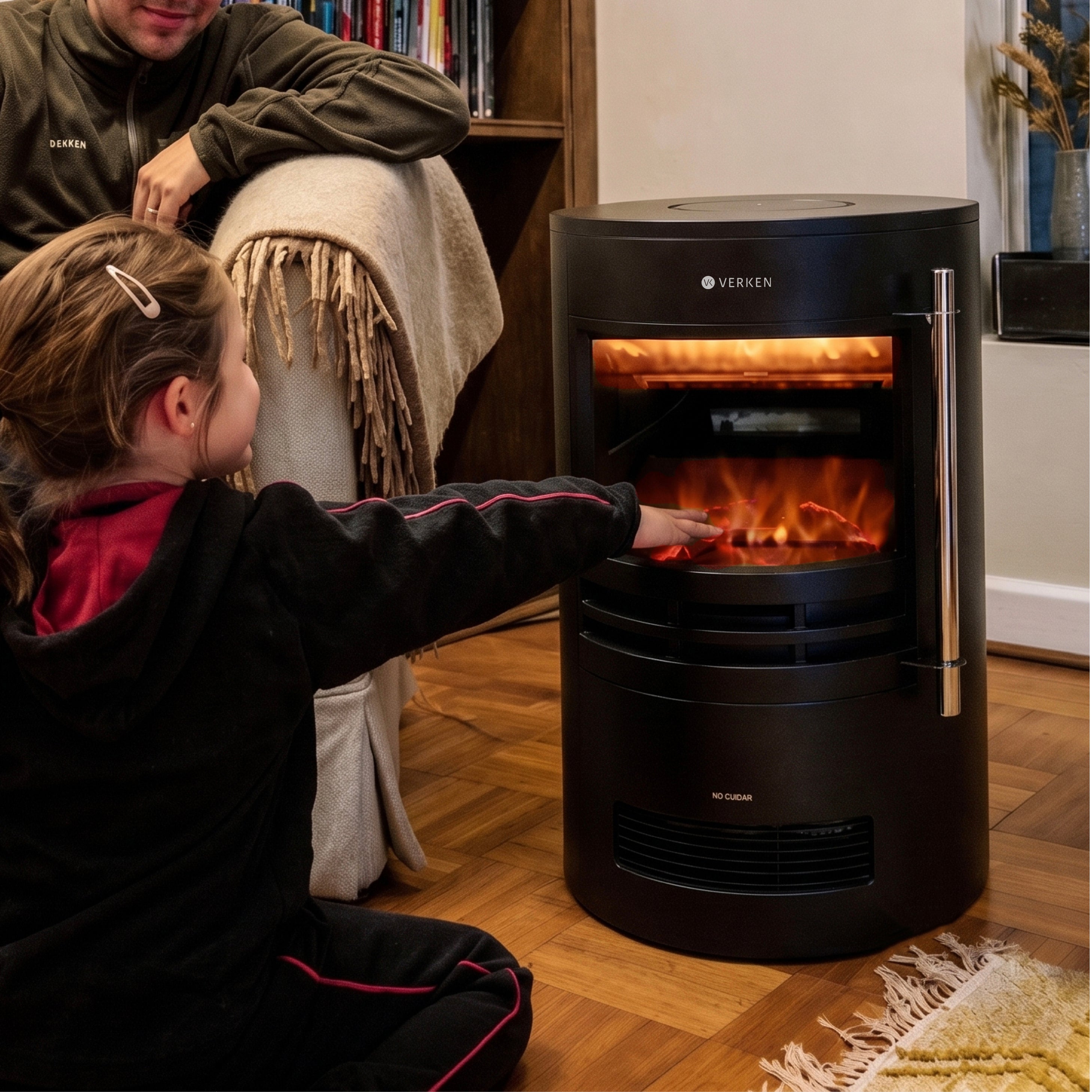 Calefactor Chimenea Eléctrica Krakatoa 2000W