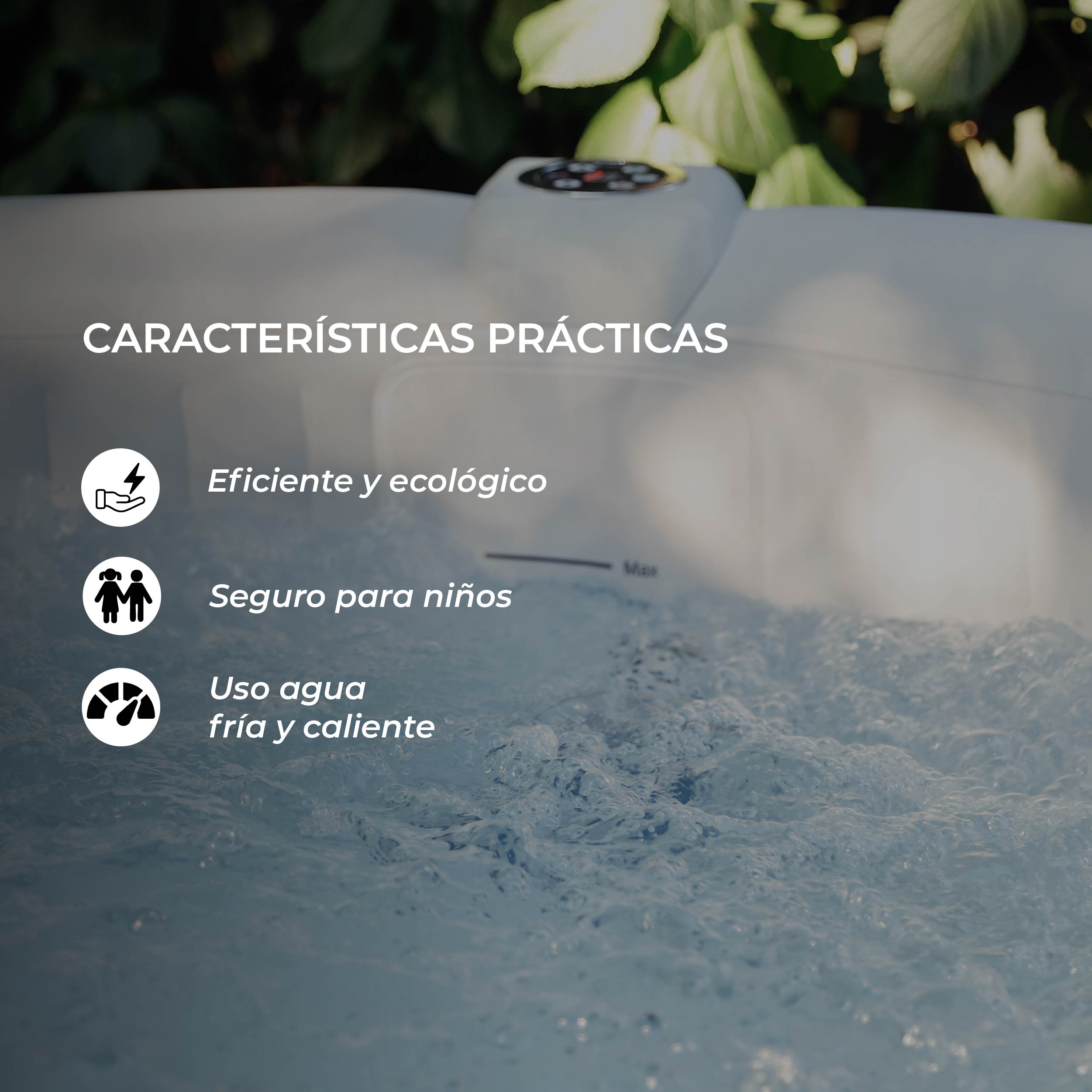 Jacuzzi | Hot Tub | SPA Inflable Tromso / 4 personas