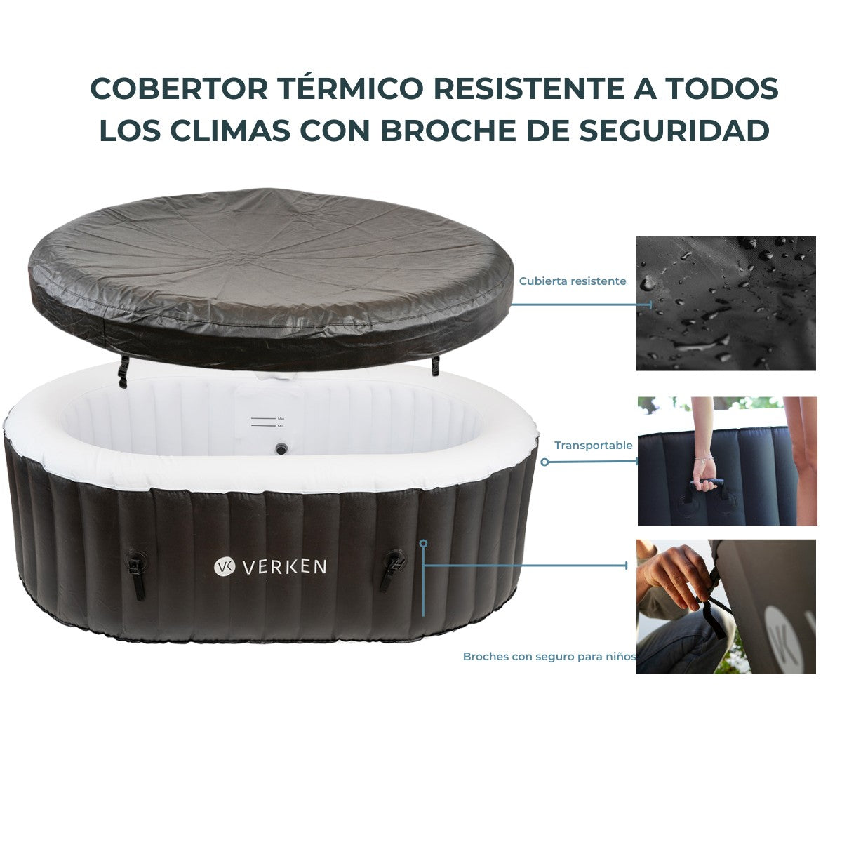 Jacuzzi | Hot Tub | SPA Inflable Elqui / 2 personas
