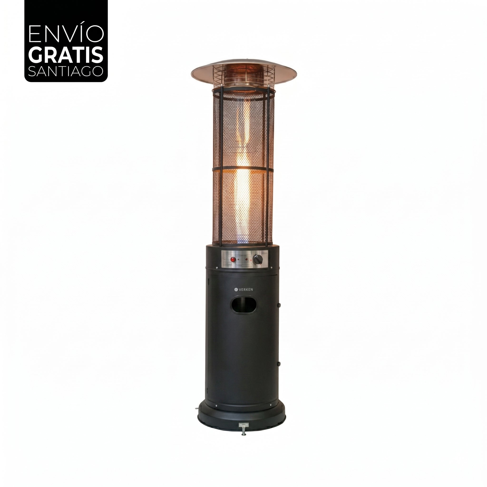 Estufa Exterior Gas Mork - Mate | Calefactor Gas para Terrazas y Patios