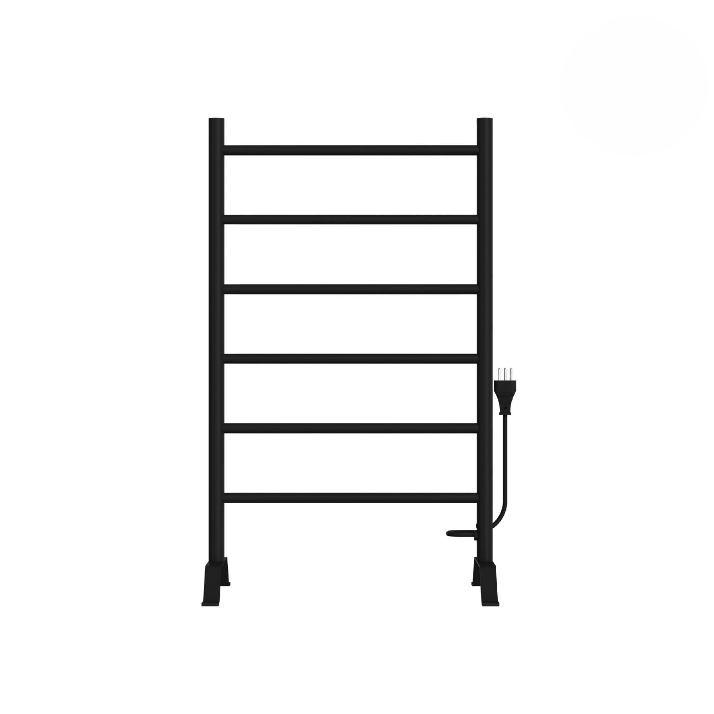 Calefactor Secador de Toallas Eléctrico para Baño 80W Pedestal 70x45 cm Vico Negro