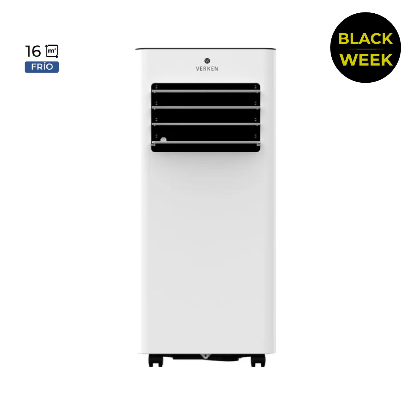 Aire Acondicionado Portátil 3 en 1 - 7.000 BTU Frio Zermatt + Kit Ventana Corrediza 1,76 mt