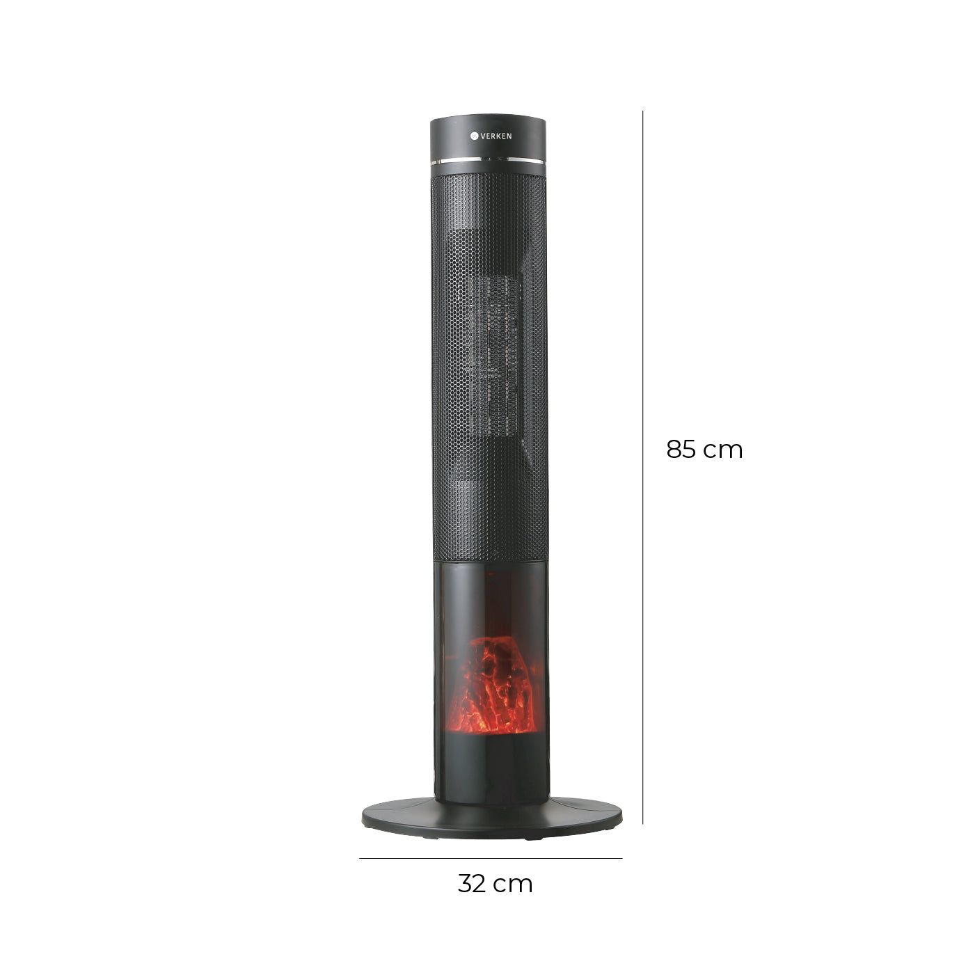 Calefactor Chimenea Estufa Eléctrica Ignis Flame 2000W