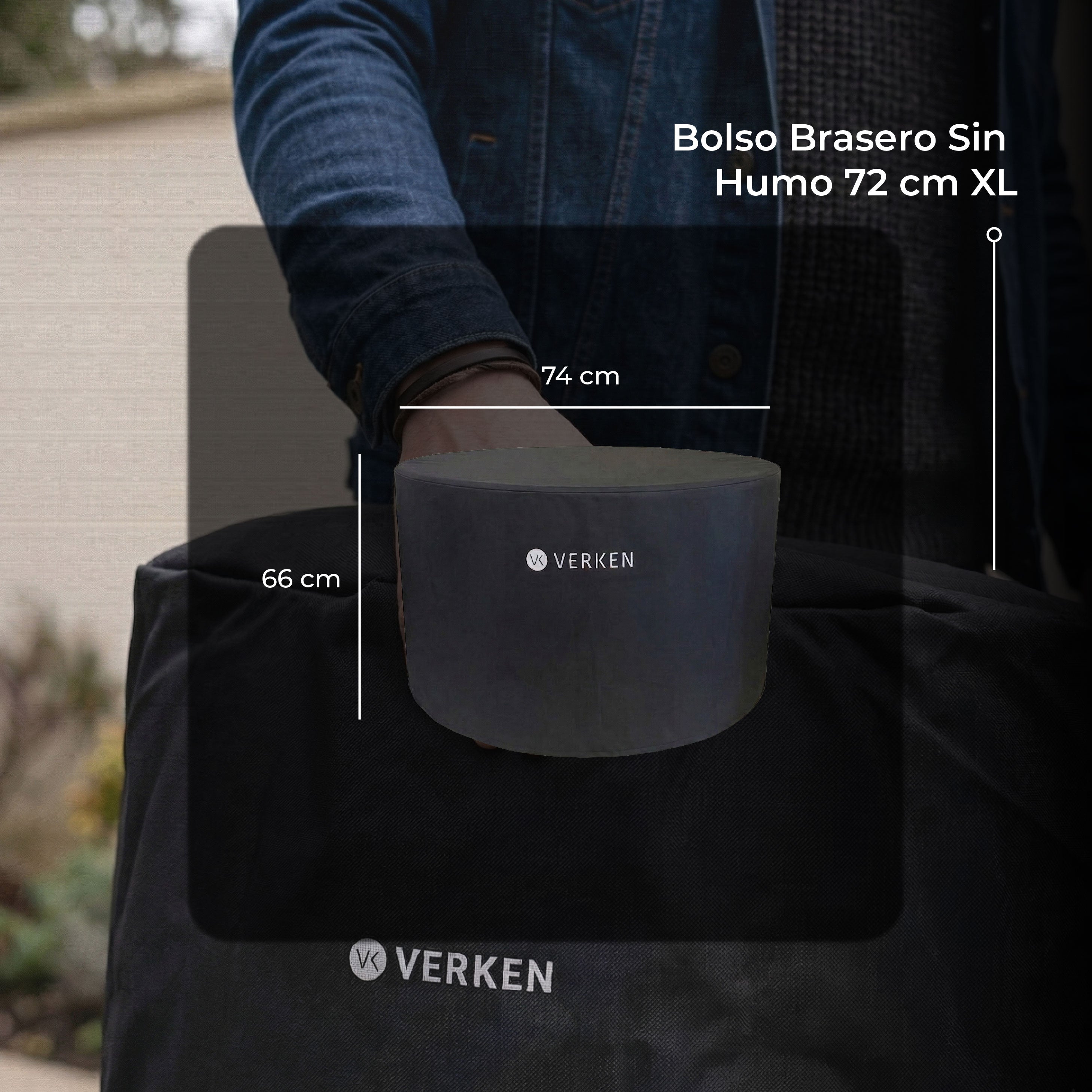 Cobertor Brasero Sin Humo 72 cm XL