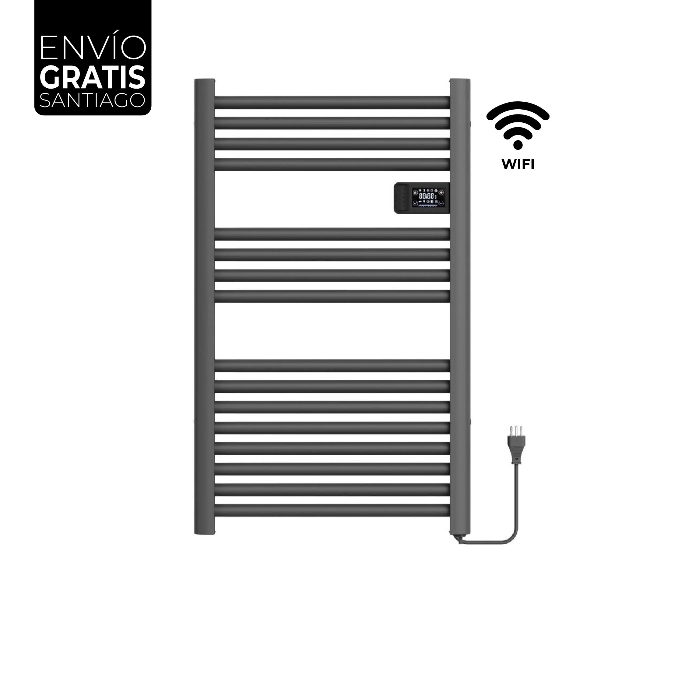 Calefactor Secador de Toallas WIFI Programable 500W Mural 88x54 cm Viglio Gris