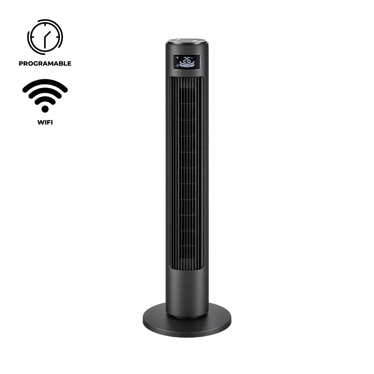 Ventilador de Torre Wifi 102 cm Nordan - 3 Velocidades + Control Remoto