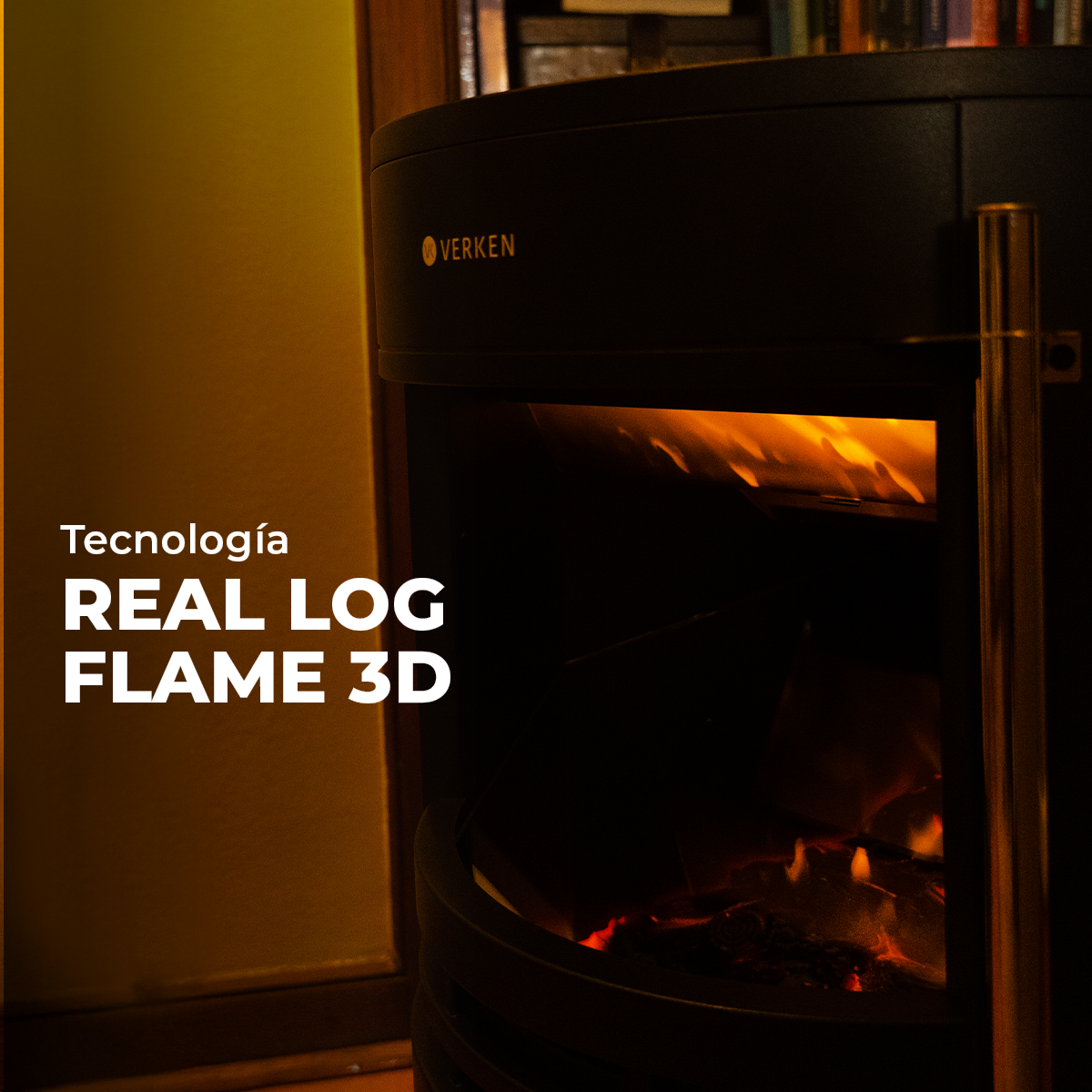 Chimenea Eléctrica Krakatoa 2000W