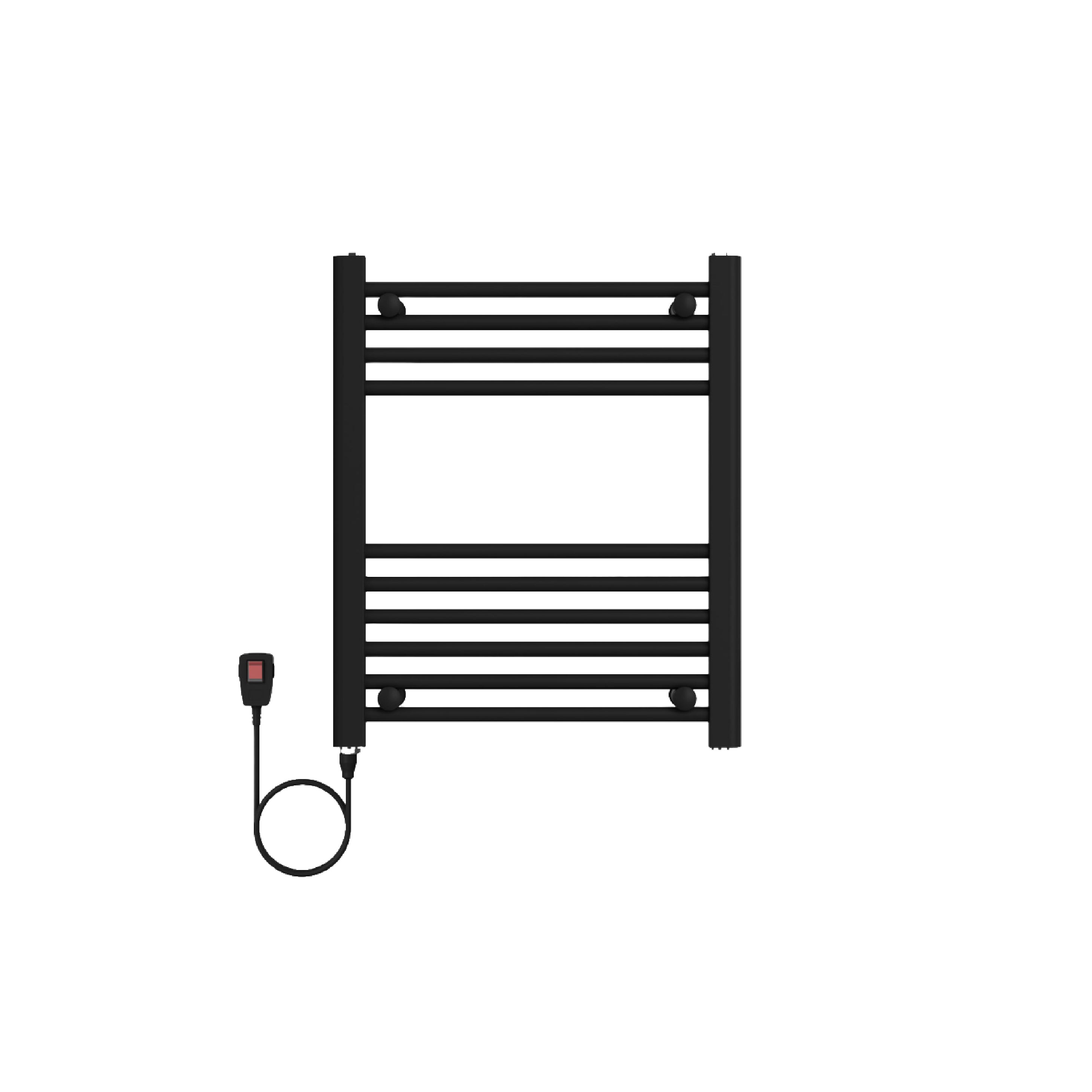 Calefactor Secador de Toallas Eléctrico para Baño 200W Mural 60x50 cm Lipari