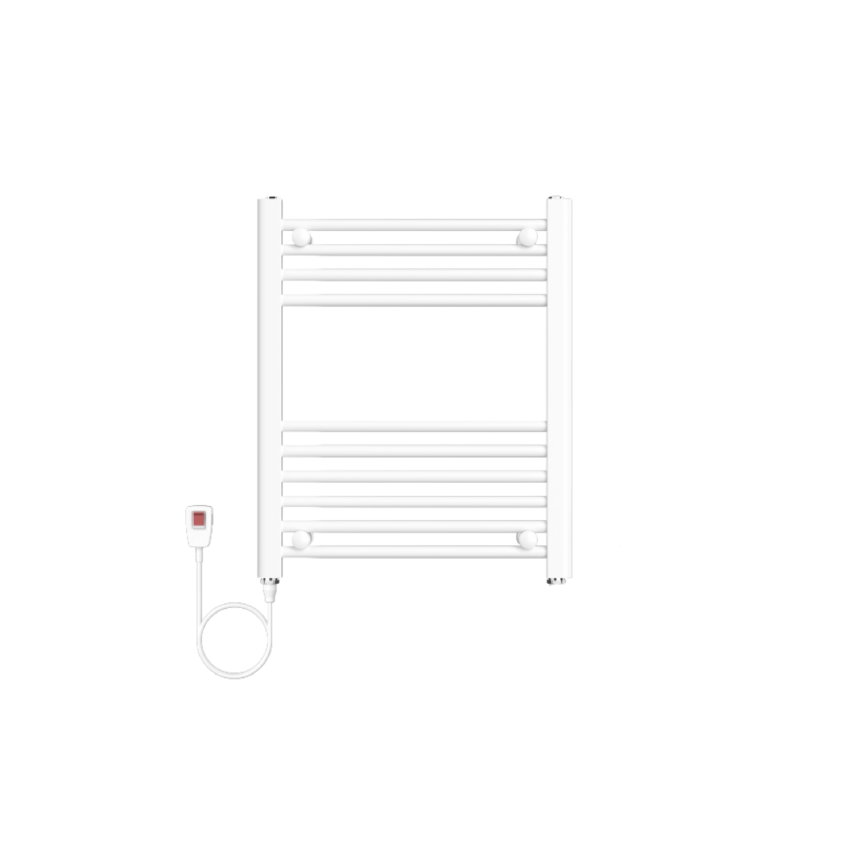 Calefactor Secador de Toallas Eléctrico para Baño 200W Mural 60x50 cm Lipari