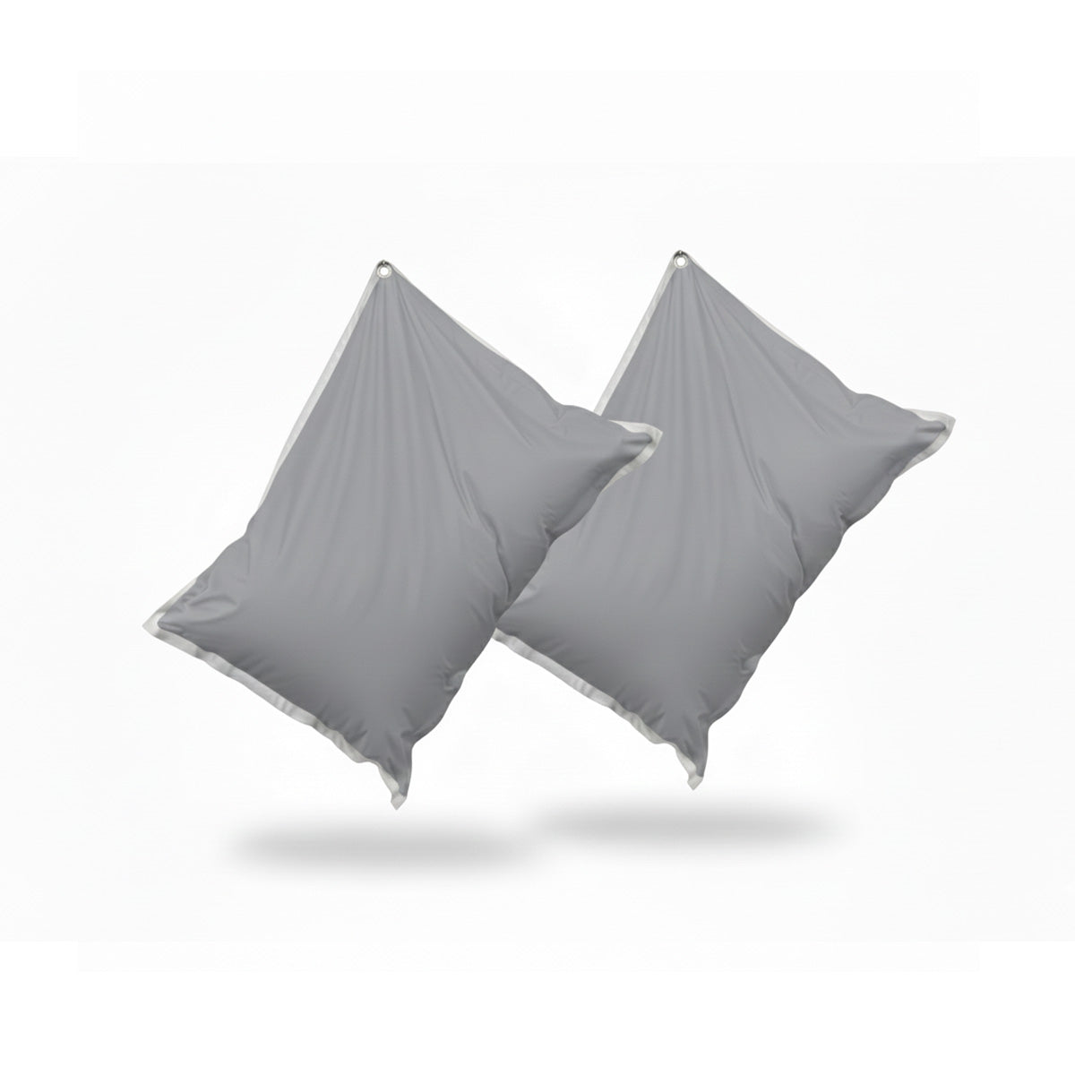 Pack 2 Cojines Anakena Exterior Gris con Borde