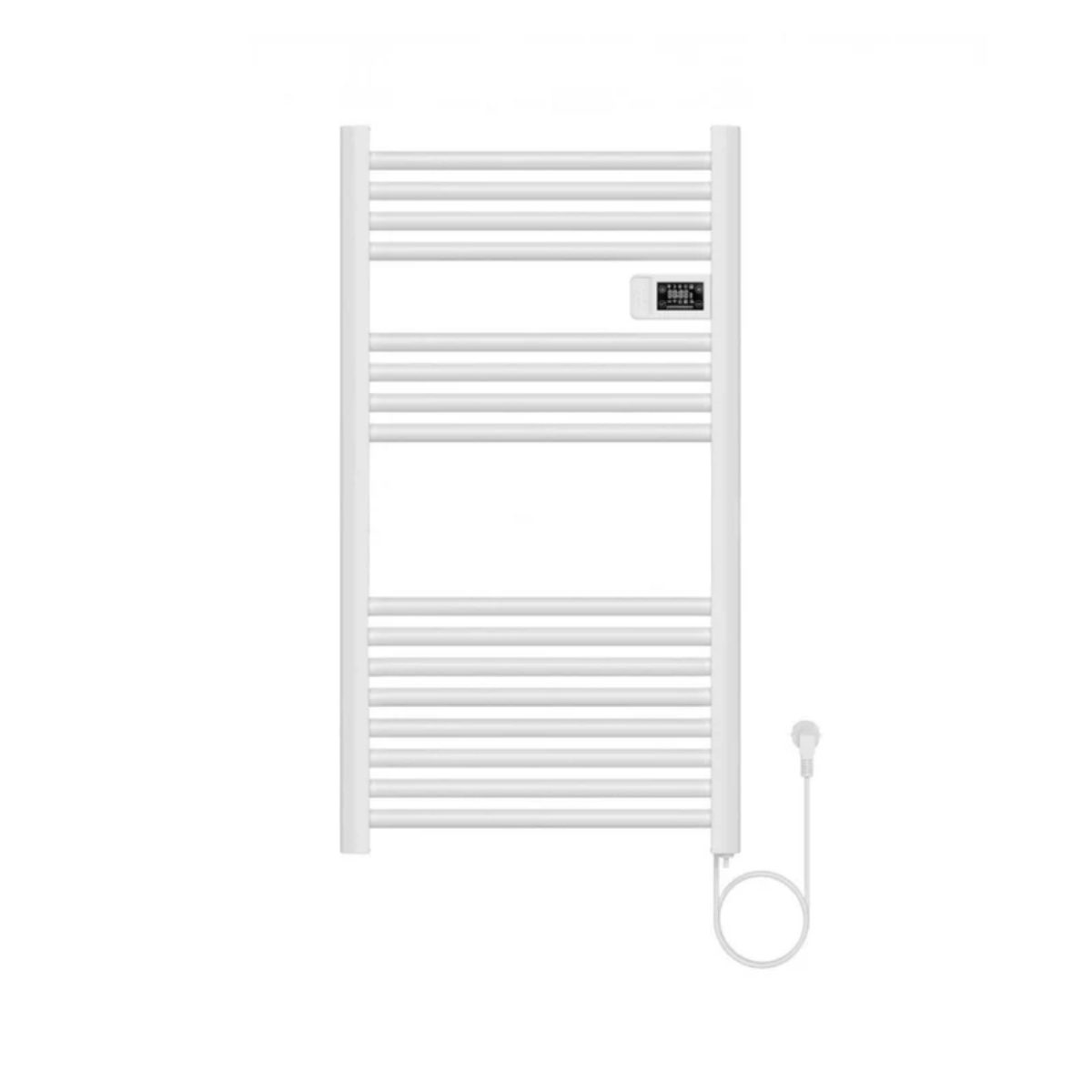 Calefactor Secador de Toallas Eléctrico para Baño Programable 500 w Mural 88x54 cm Vesubio Blanco