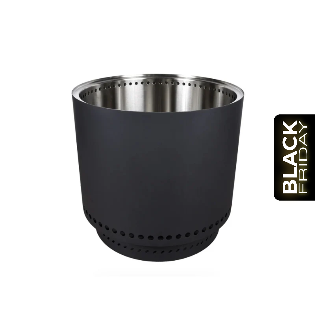 Fogón Brasero Terraza sin Humo Brann – Acero Inoxidable 304 + Accesorios / 38 cm