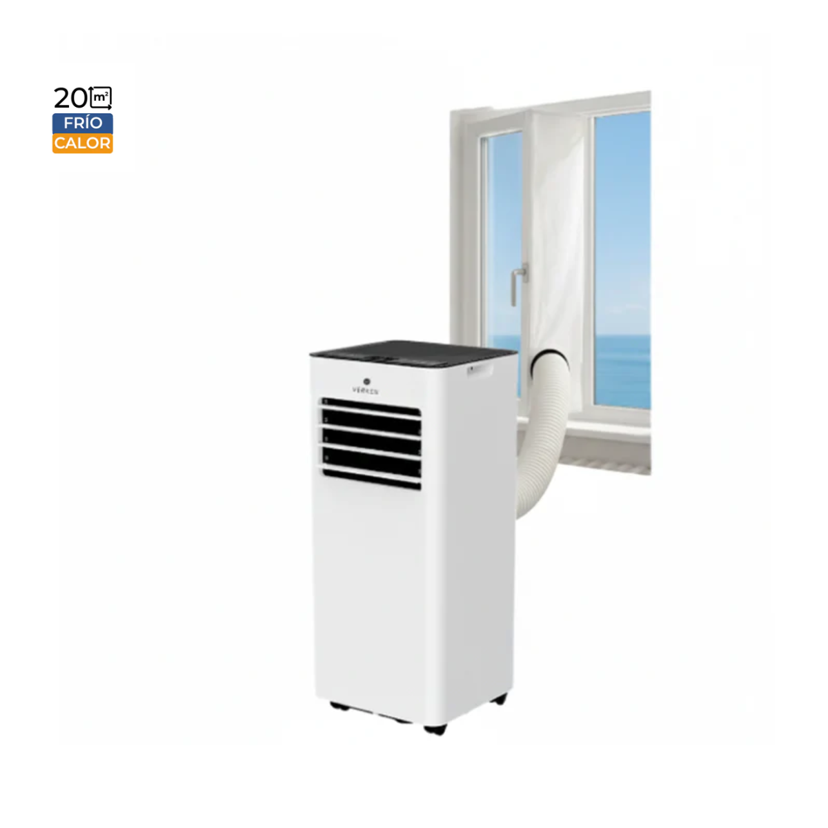 Pack AC Zermatt 9K + Kit Ventana Abatible